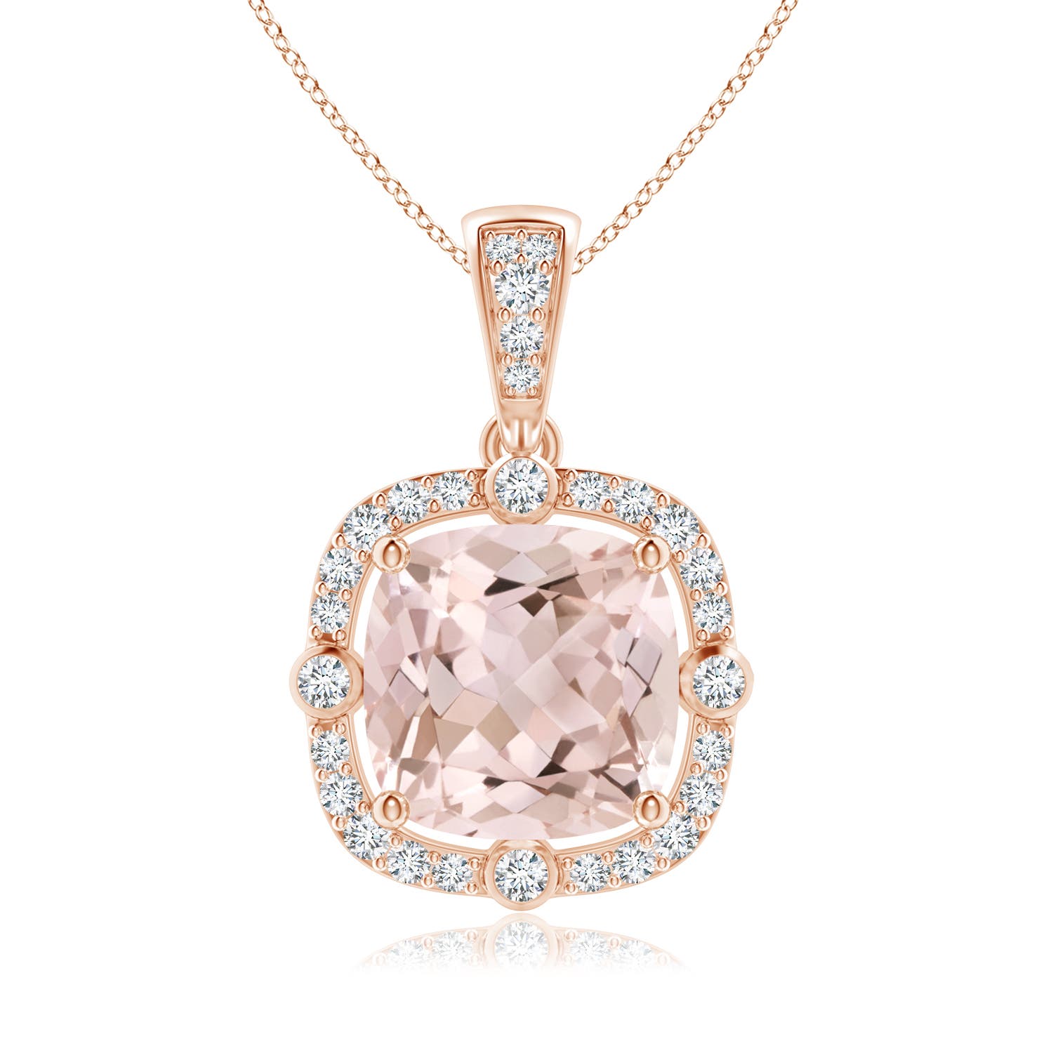 A - Morganite / 2.01 CT / 14 KT Rose Gold