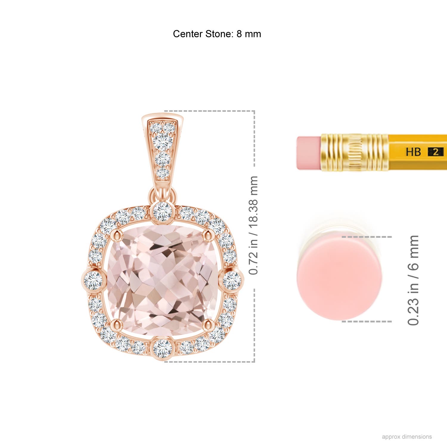 A - Morganite / 2.01 CT / 14 KT Rose Gold