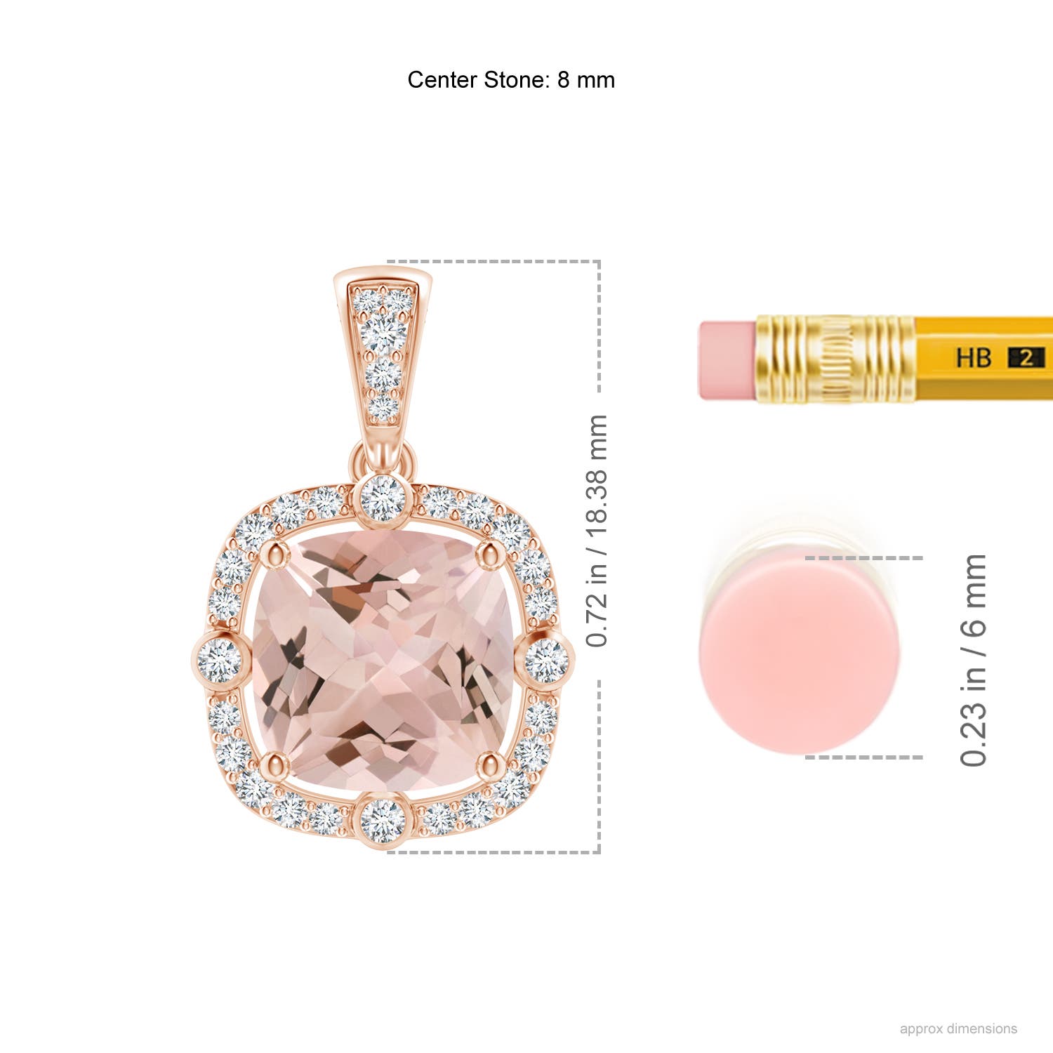 AA - Morganite / 2.01 CT / 14 KT Rose Gold