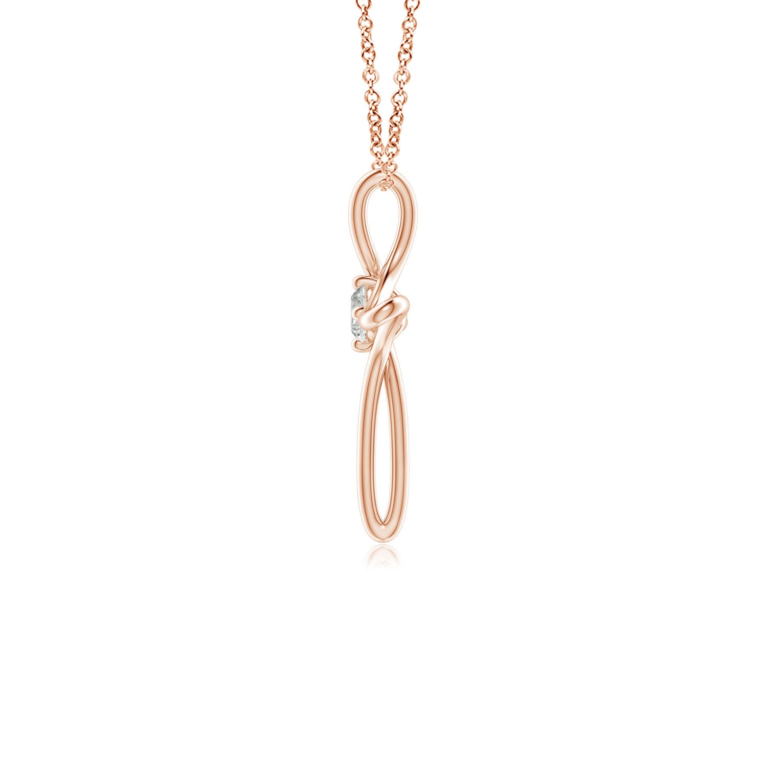 K, I3 / 0.1 CT / 14 KT Rose Gold