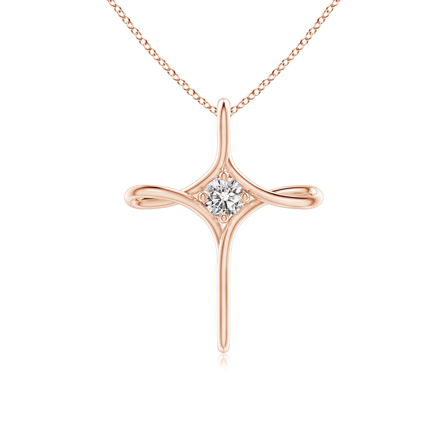 I-J, I1-I2 / 0.16 CT / 14 KT Rose Gold