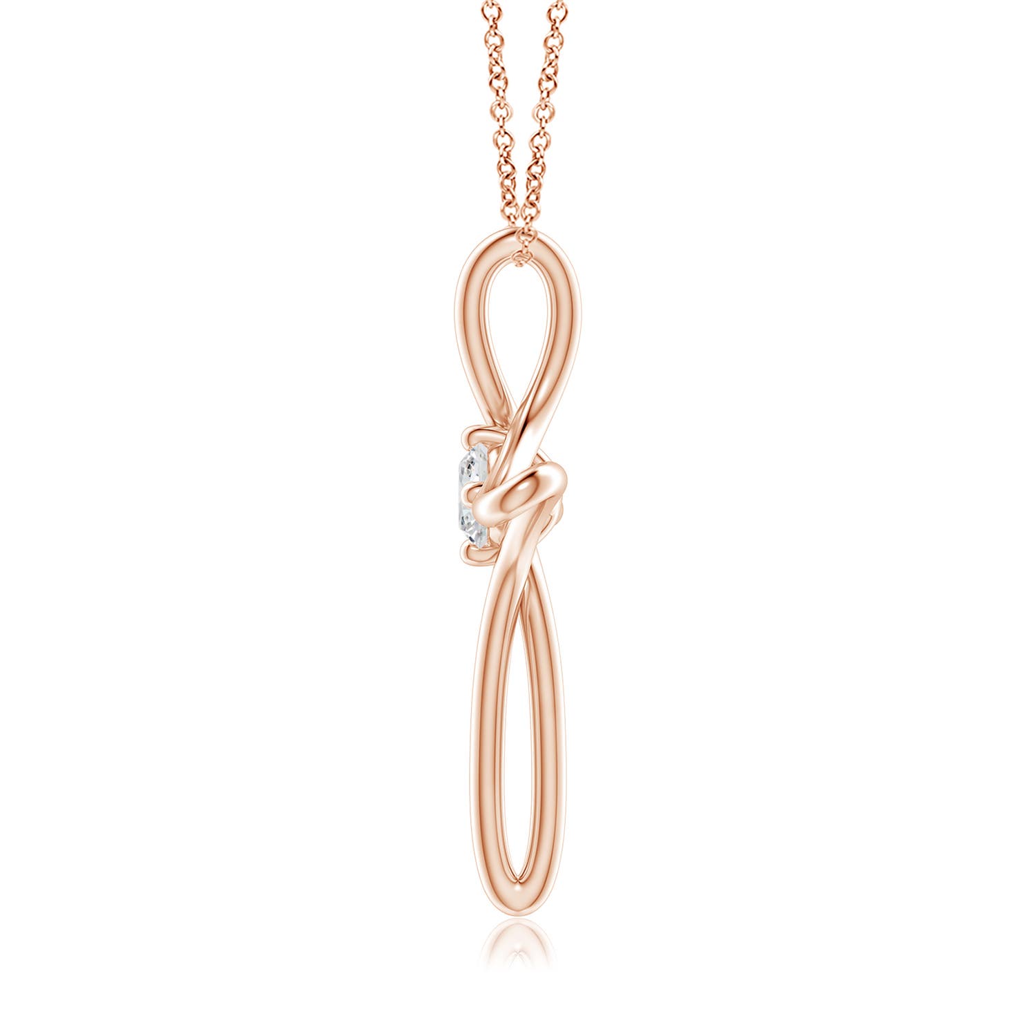 H, SI2 / 0.25 CT / 14 KT Rose Gold