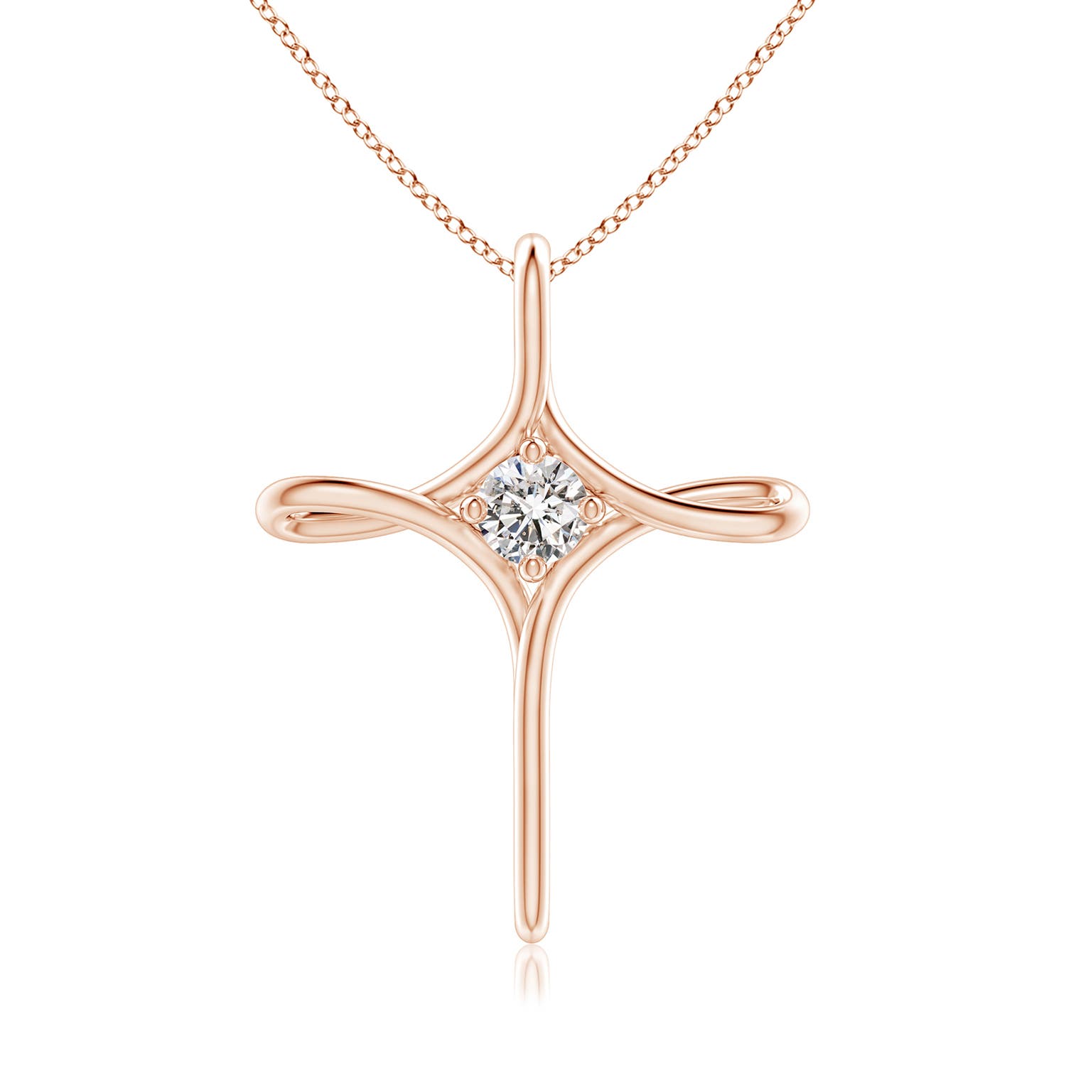 I-J, I1-I2 / 0.25 CT / 14 KT Rose Gold