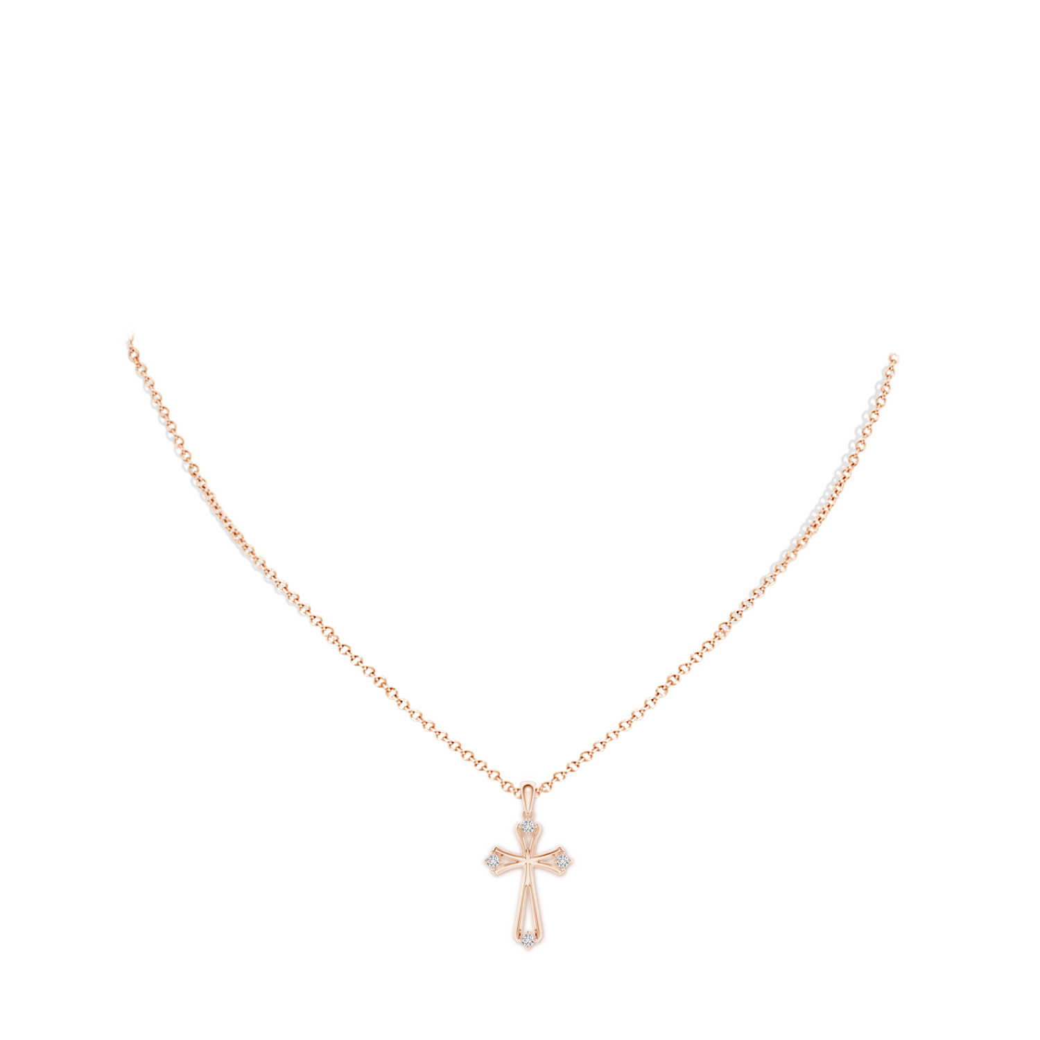 H, SI2 / 0.12 CT / 14 KT Rose Gold