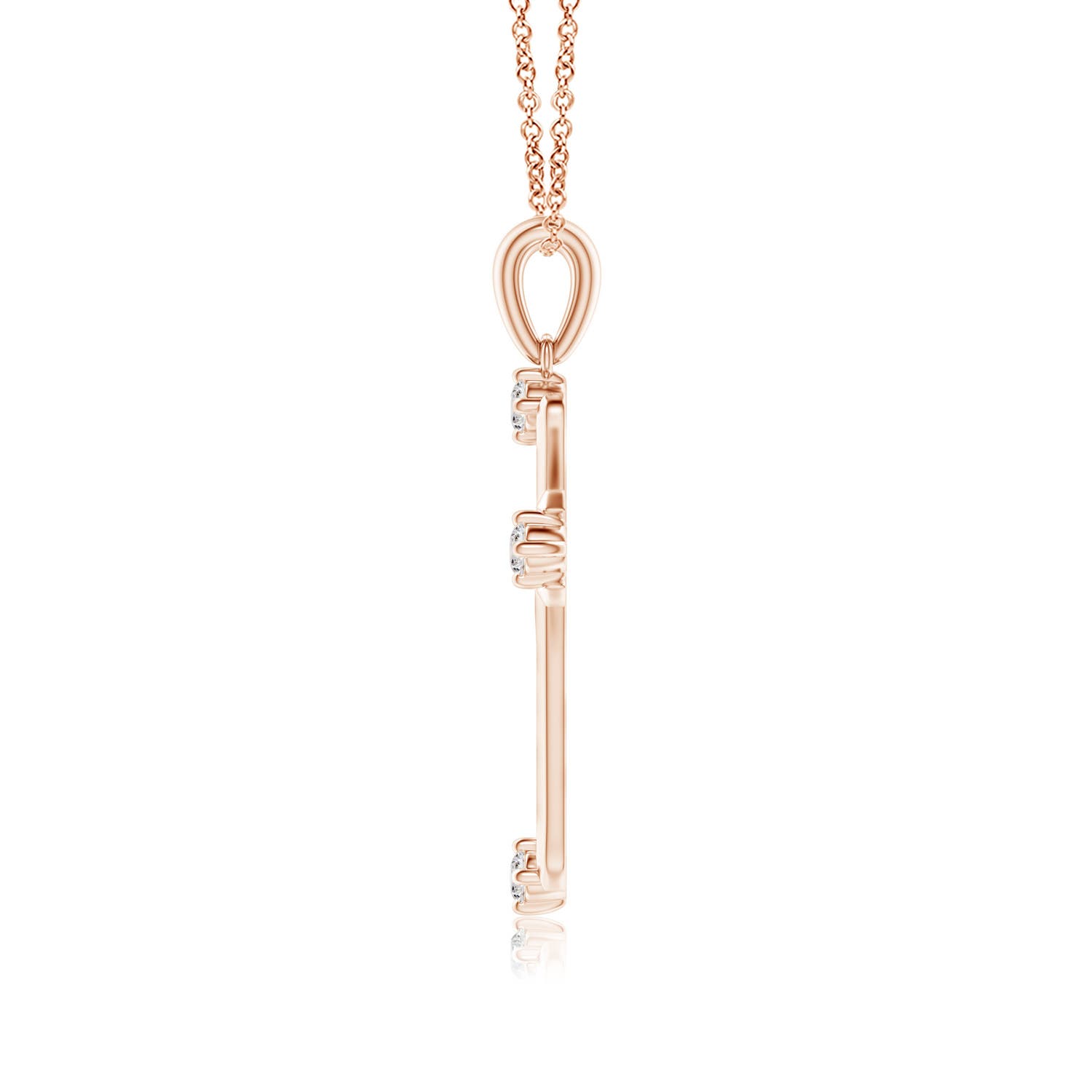 I-J, I1-I2 / 0.12 CT / 14 KT Rose Gold