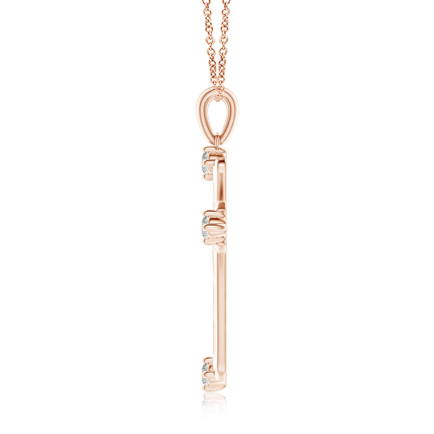 K, I3 / 0.17 CT / 14 KT Rose Gold