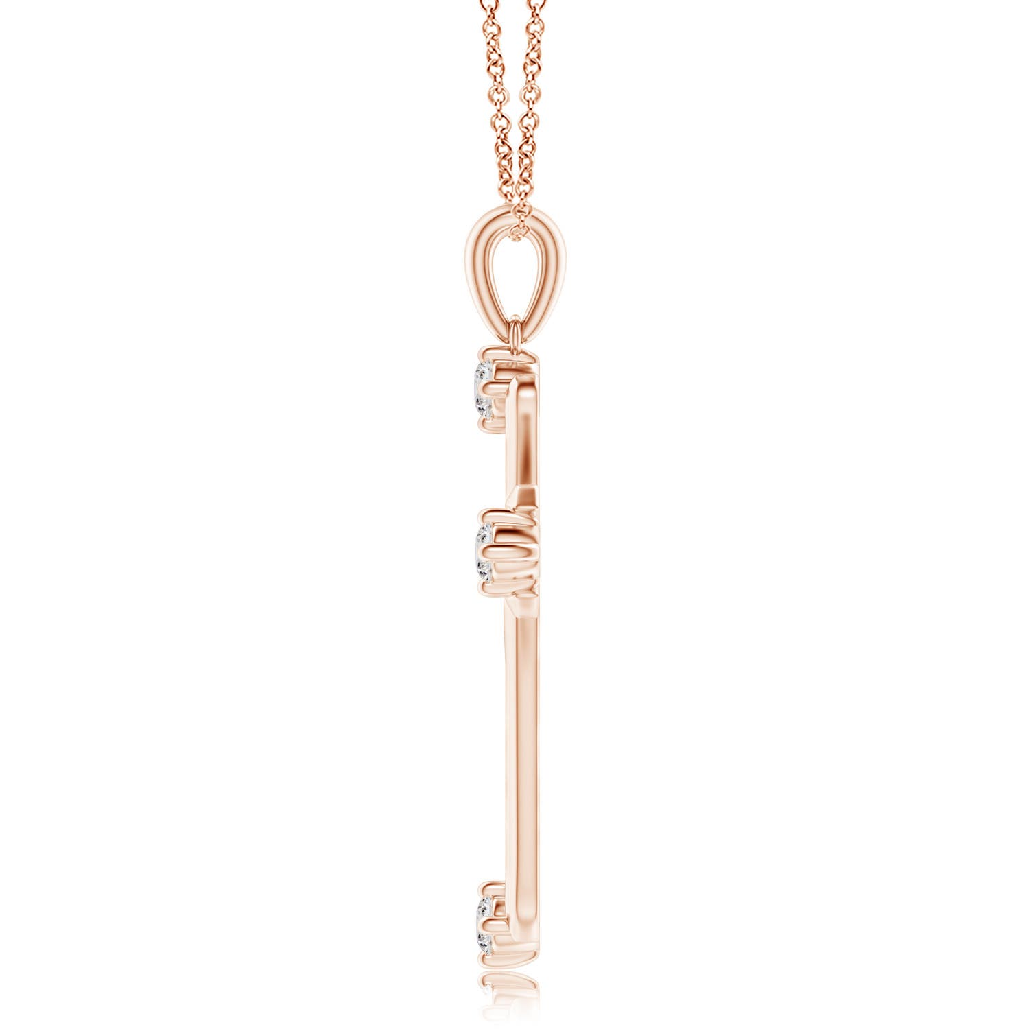 I-J, I1-I2 / 0.21 CT / 14 KT Rose Gold