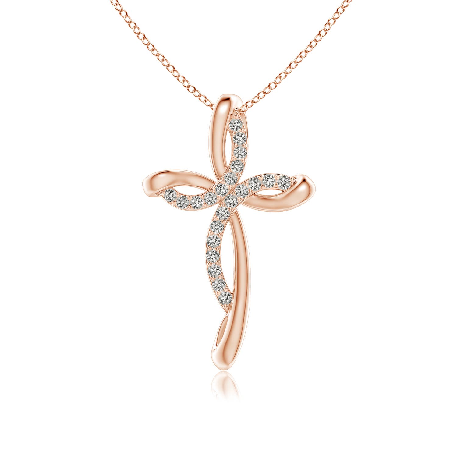 K, I3 / 0.17 CT / 14 KT Rose Gold