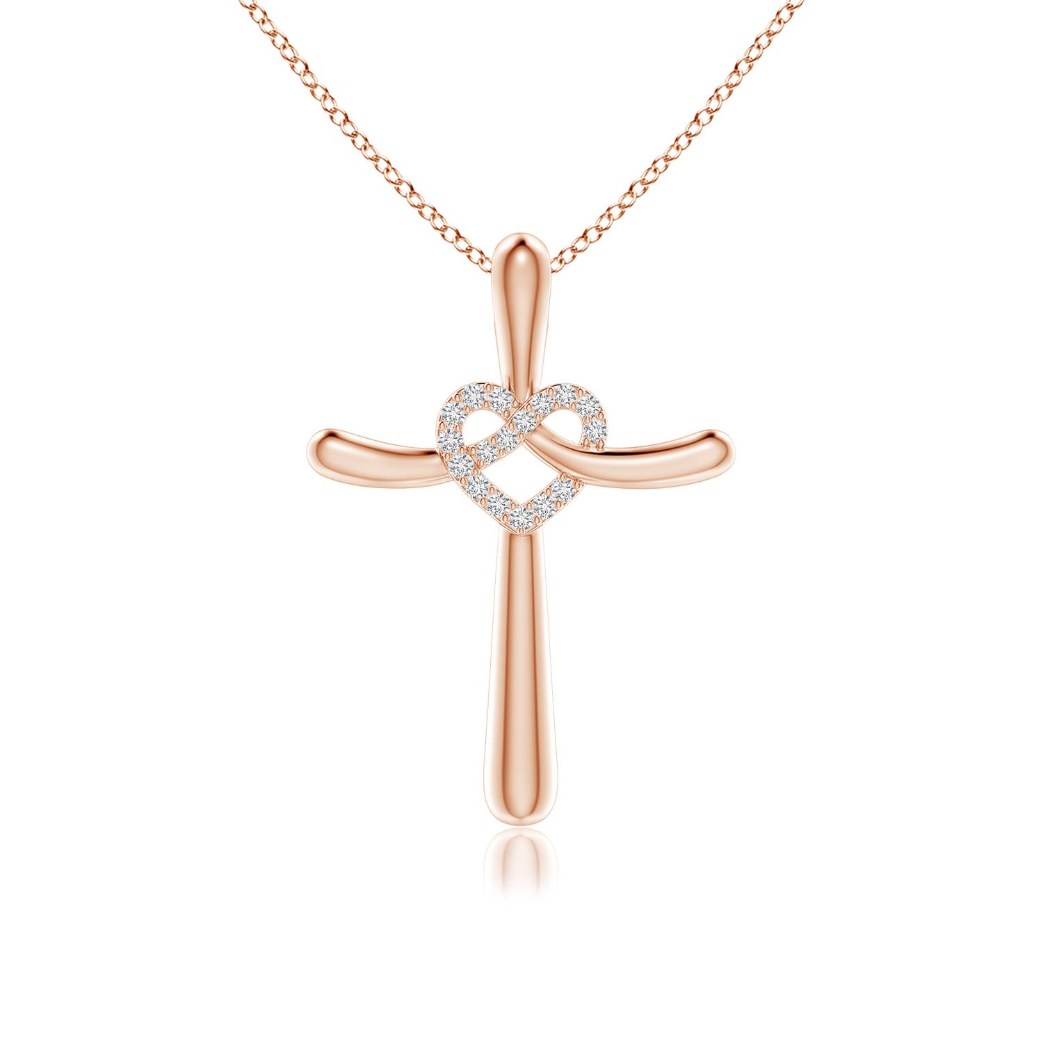 H, SI2 / 0.1 CT / 14 KT Rose Gold