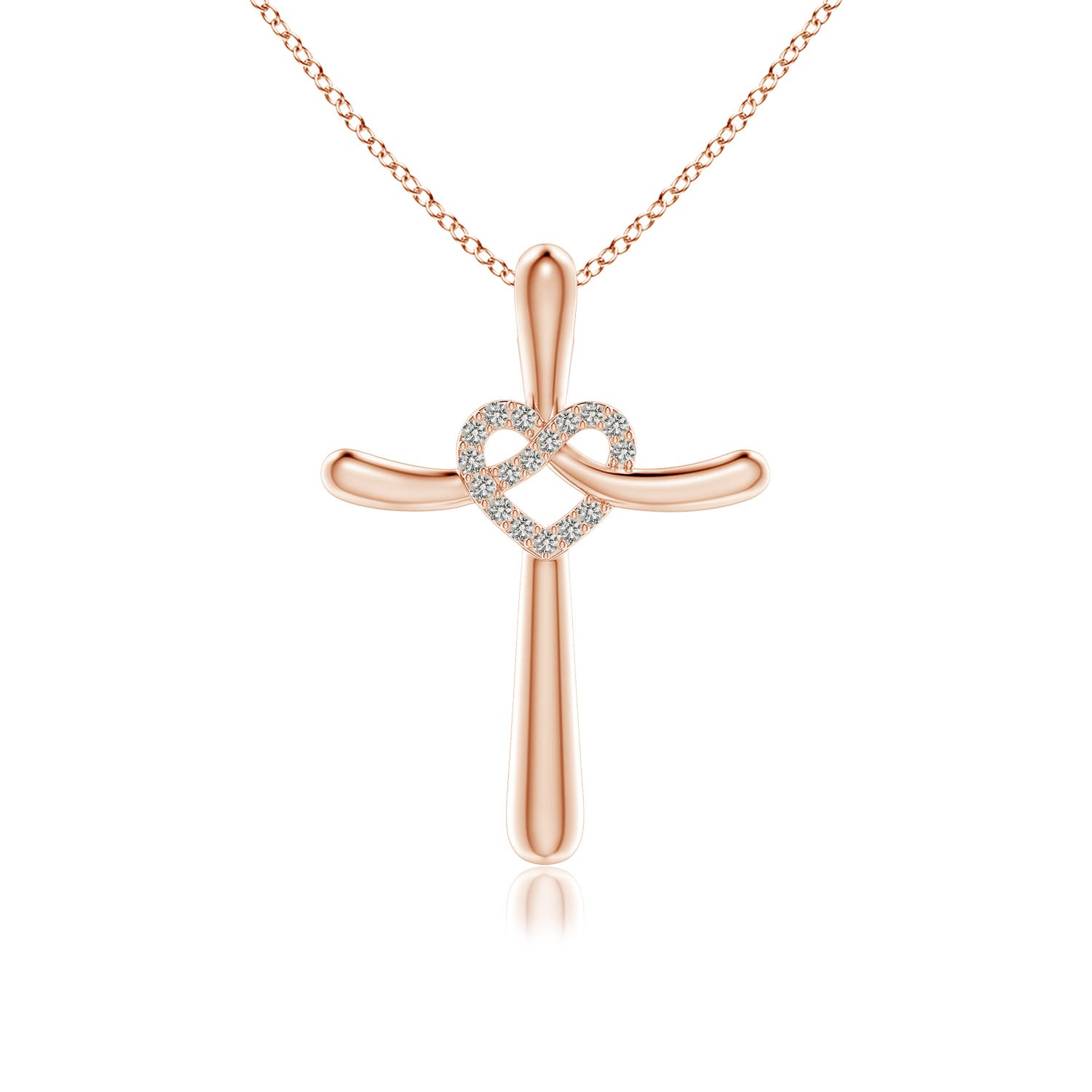 K, I3 / 0.1 CT / 14 KT Rose Gold