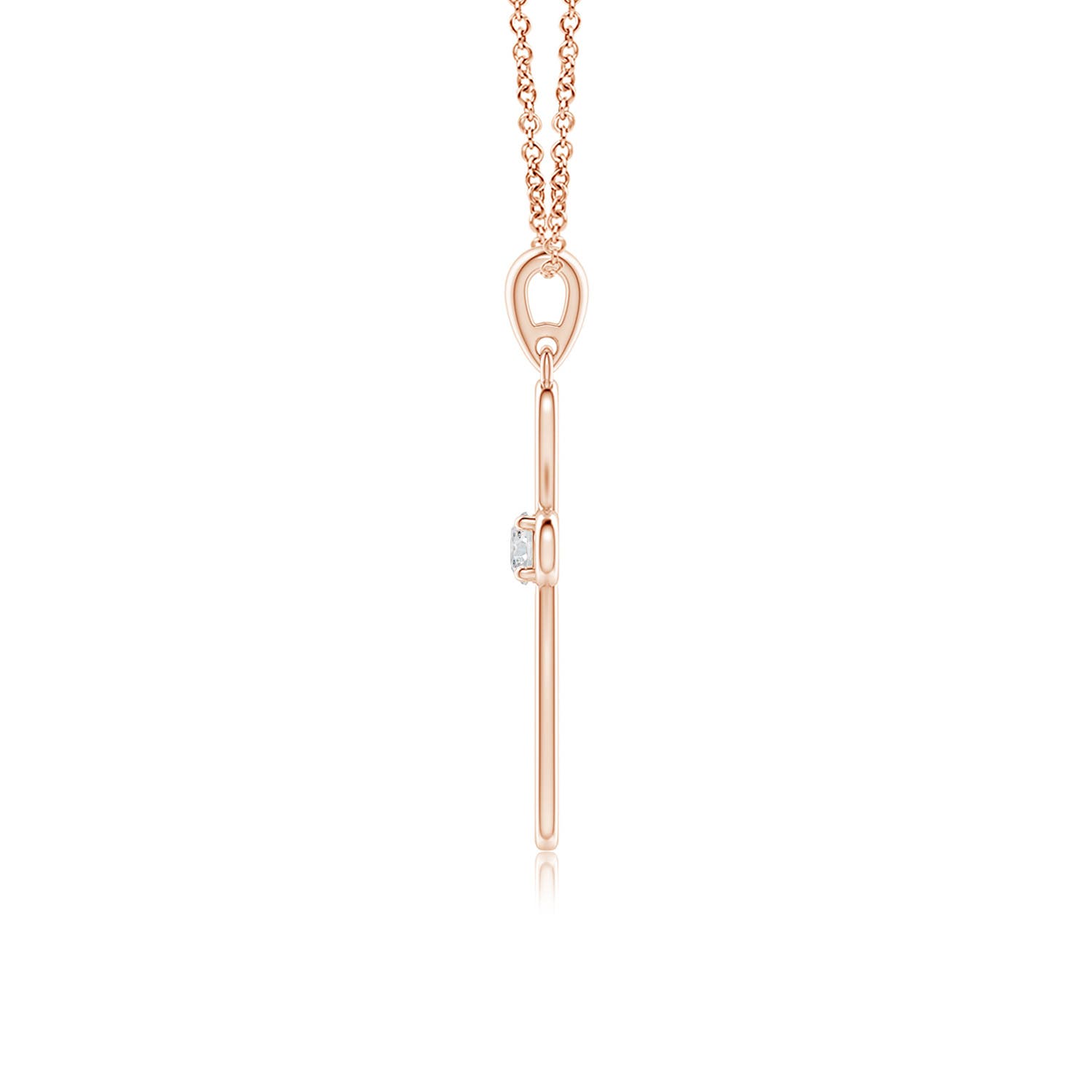 H, SI2 / 0.05 CT / 14 KT Rose Gold