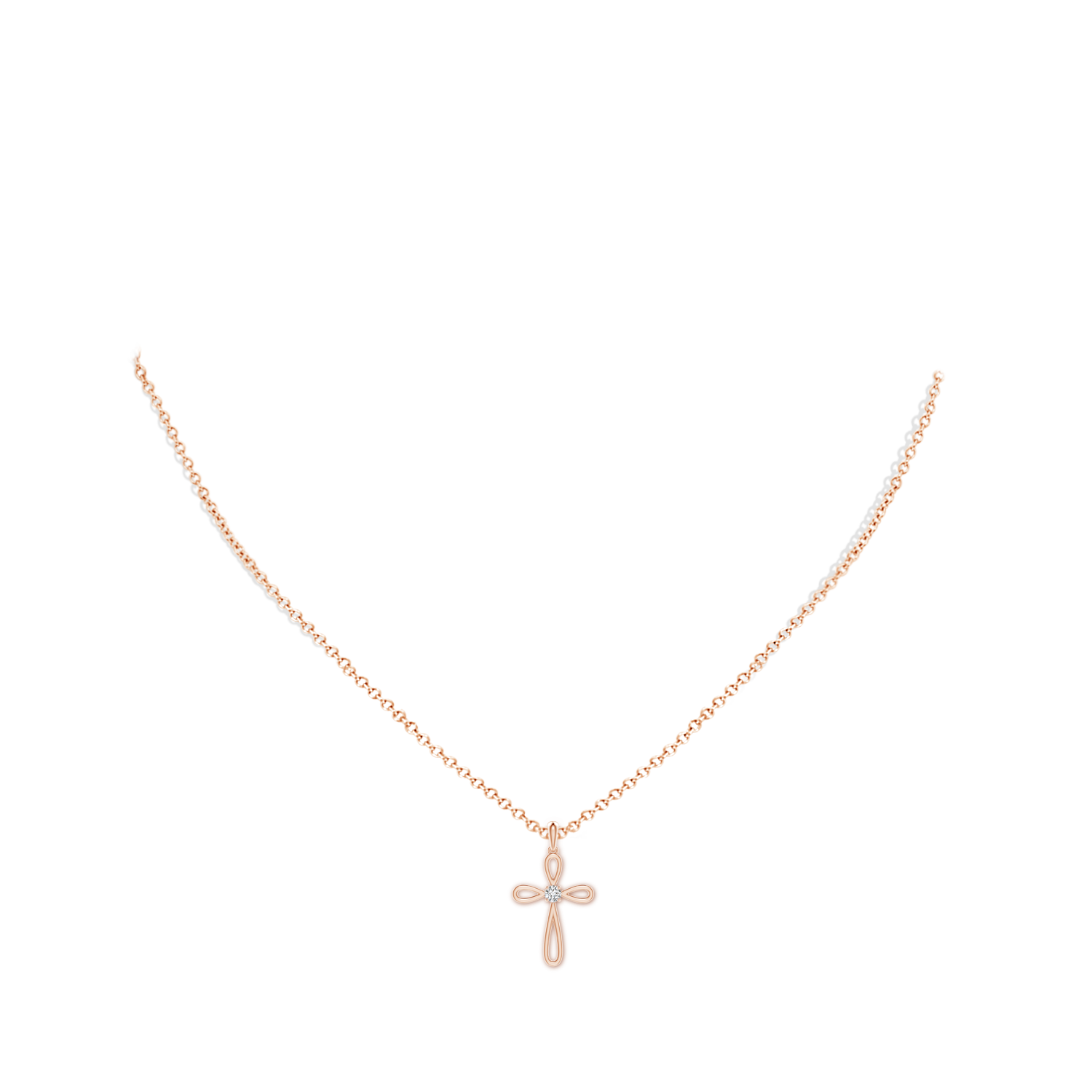 H, SI2 / 0.05 CT / 14 KT Rose Gold