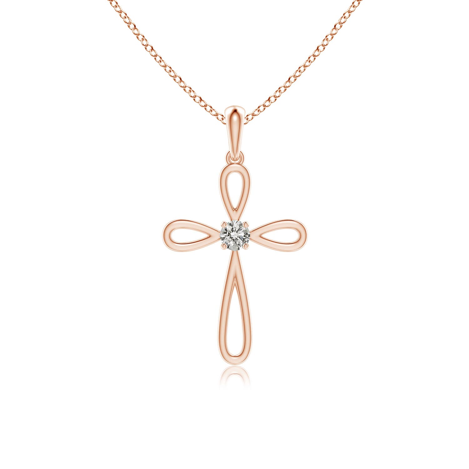 K, I3 / 0.05 CT / 14 KT Rose Gold