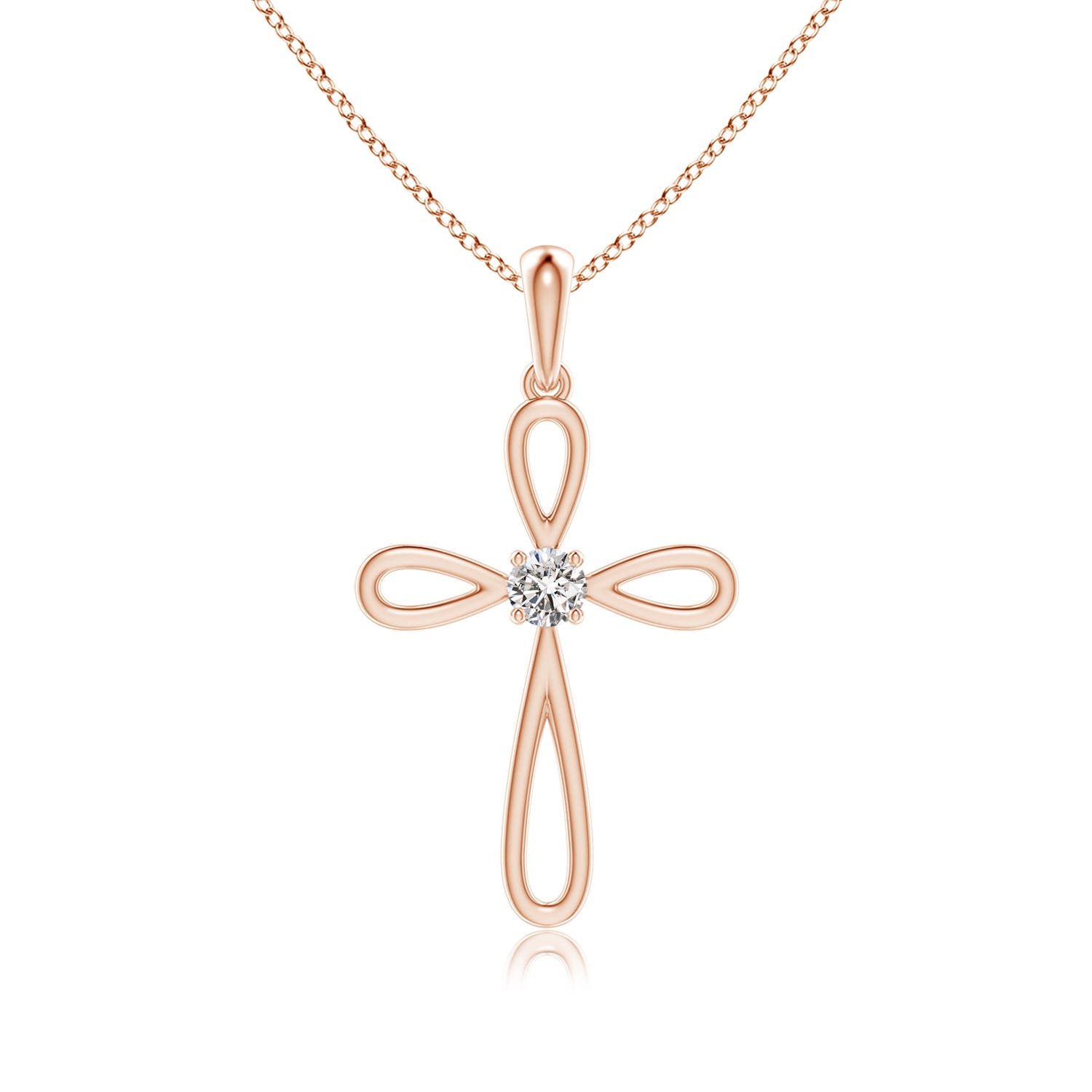 I-J, I1-I2 / 0.07 CT / 14 KT Rose Gold