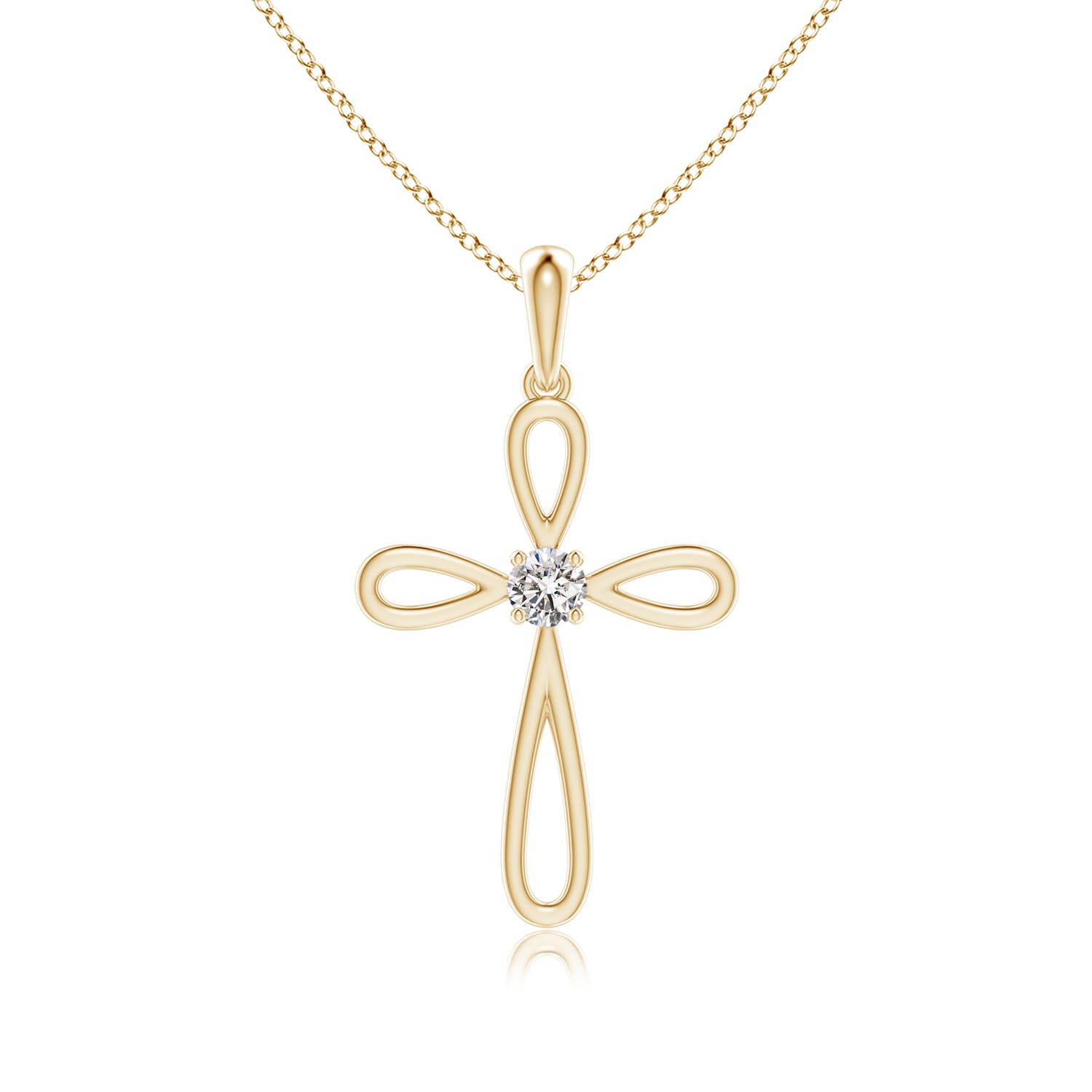 I-J, I1-I2 / 0.07 CT / 14 KT Yellow Gold