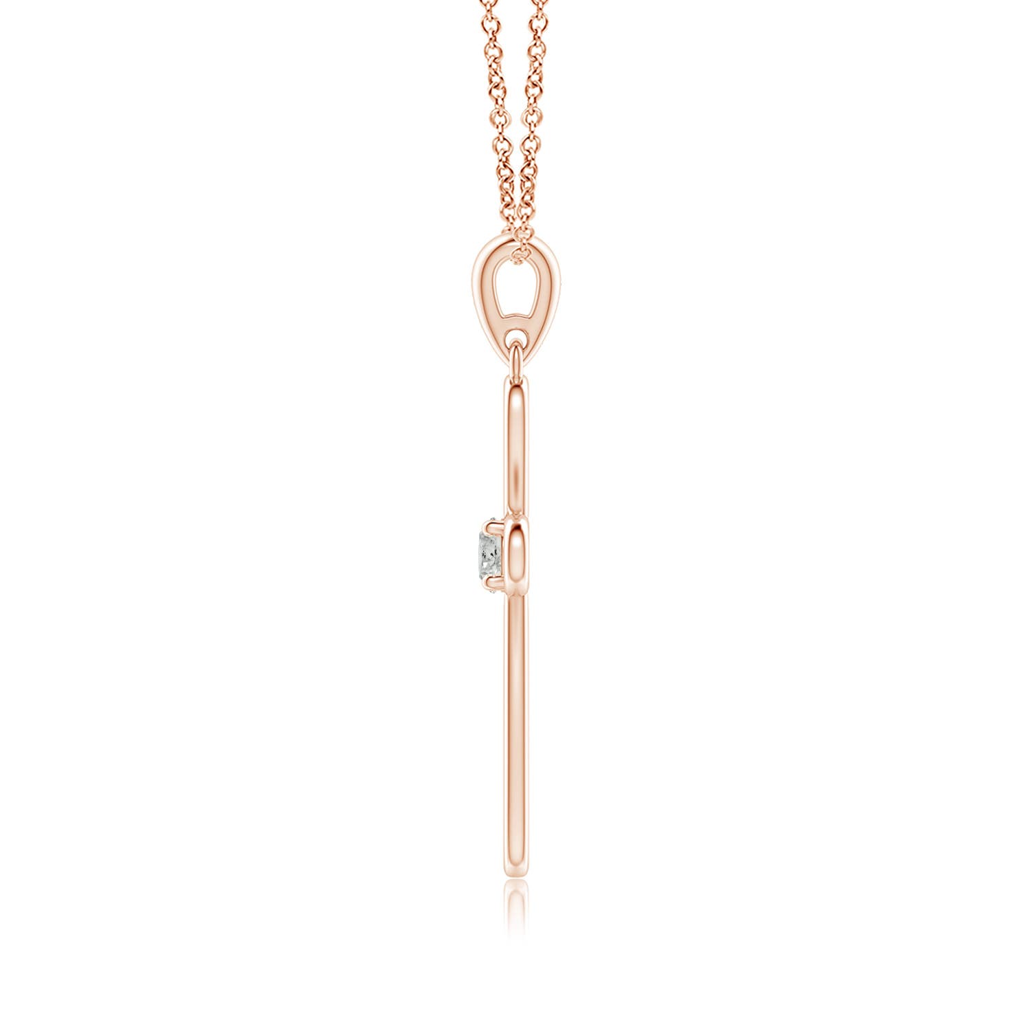 K, I3 / 0.07 CT / 14 KT Rose Gold