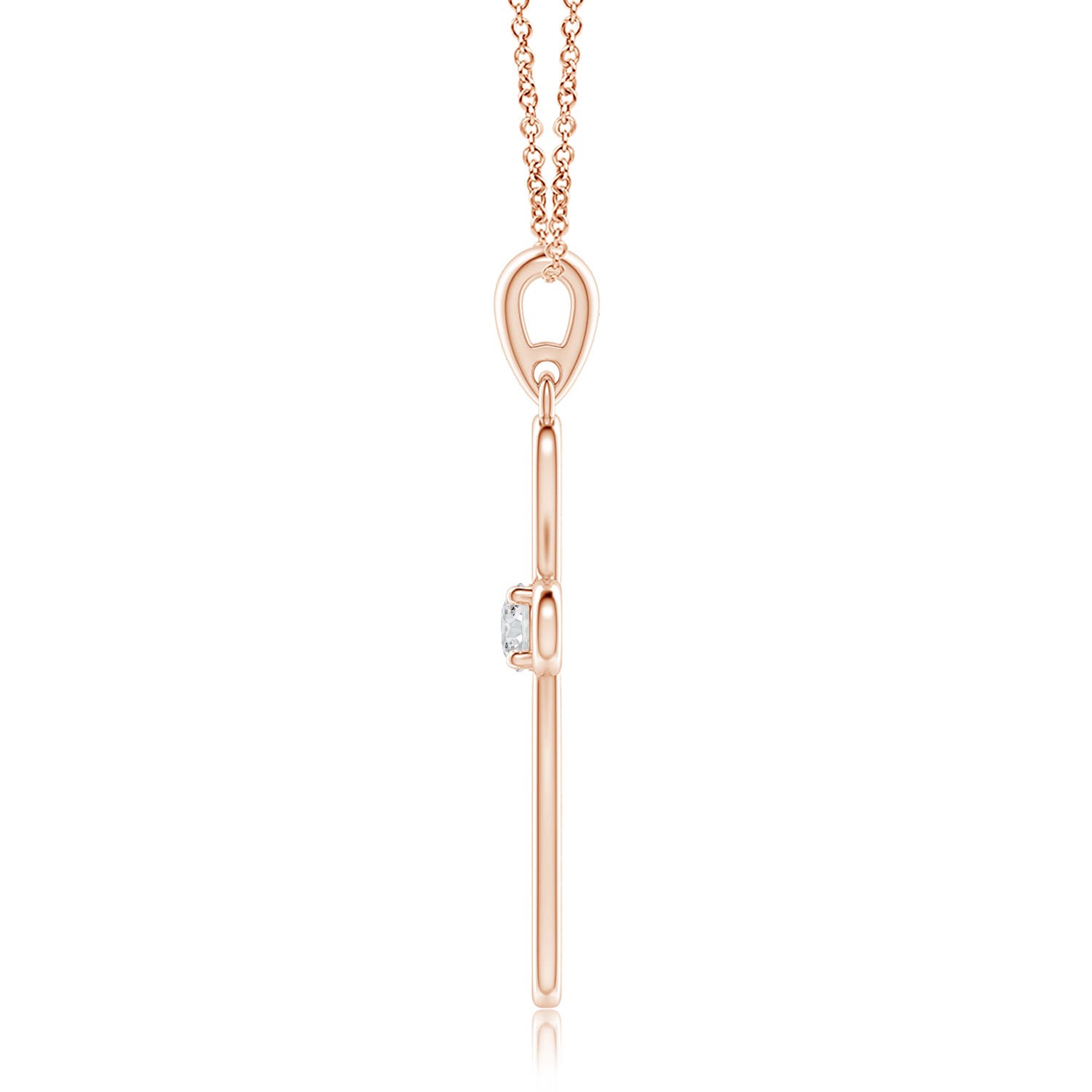 H, SI2 / 0.1 CT / 14 KT Rose Gold