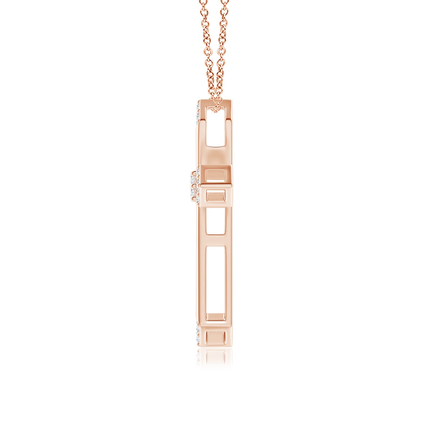 G, VS2 / 0.13 CT / 14 KT Rose Gold