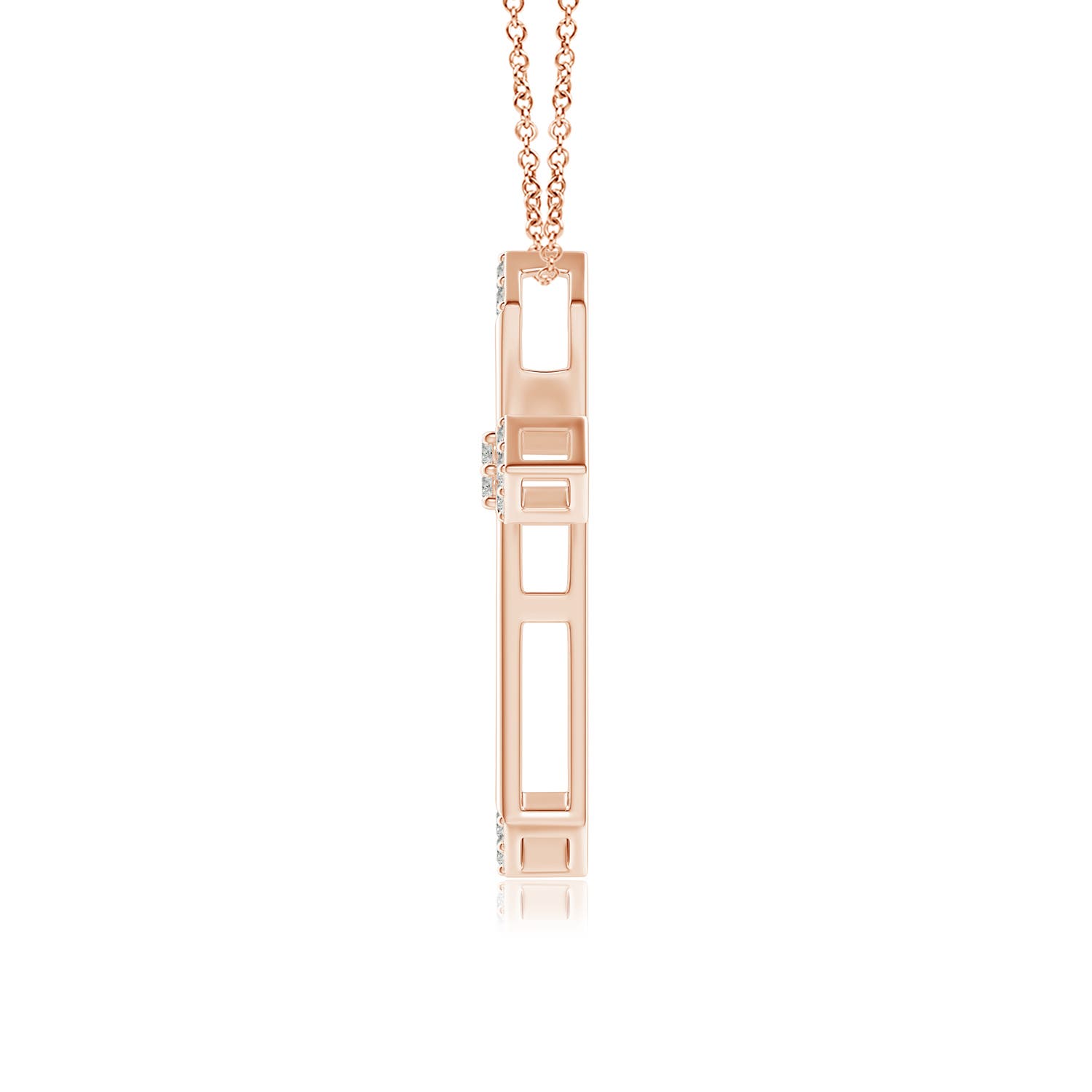 K, I3 / 0.13 CT / 14 KT Rose Gold