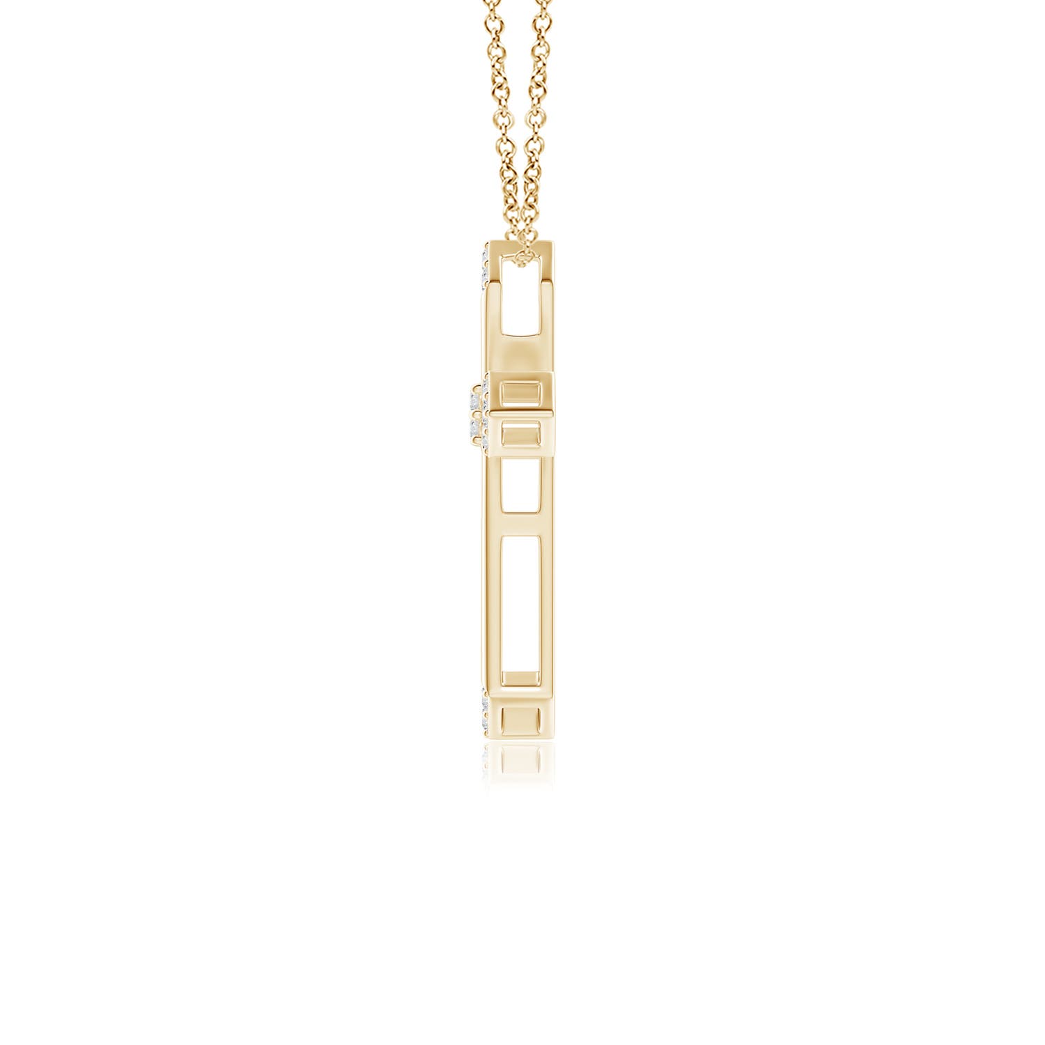 H, SI2 / 0.08 CT / 14 KT Yellow Gold