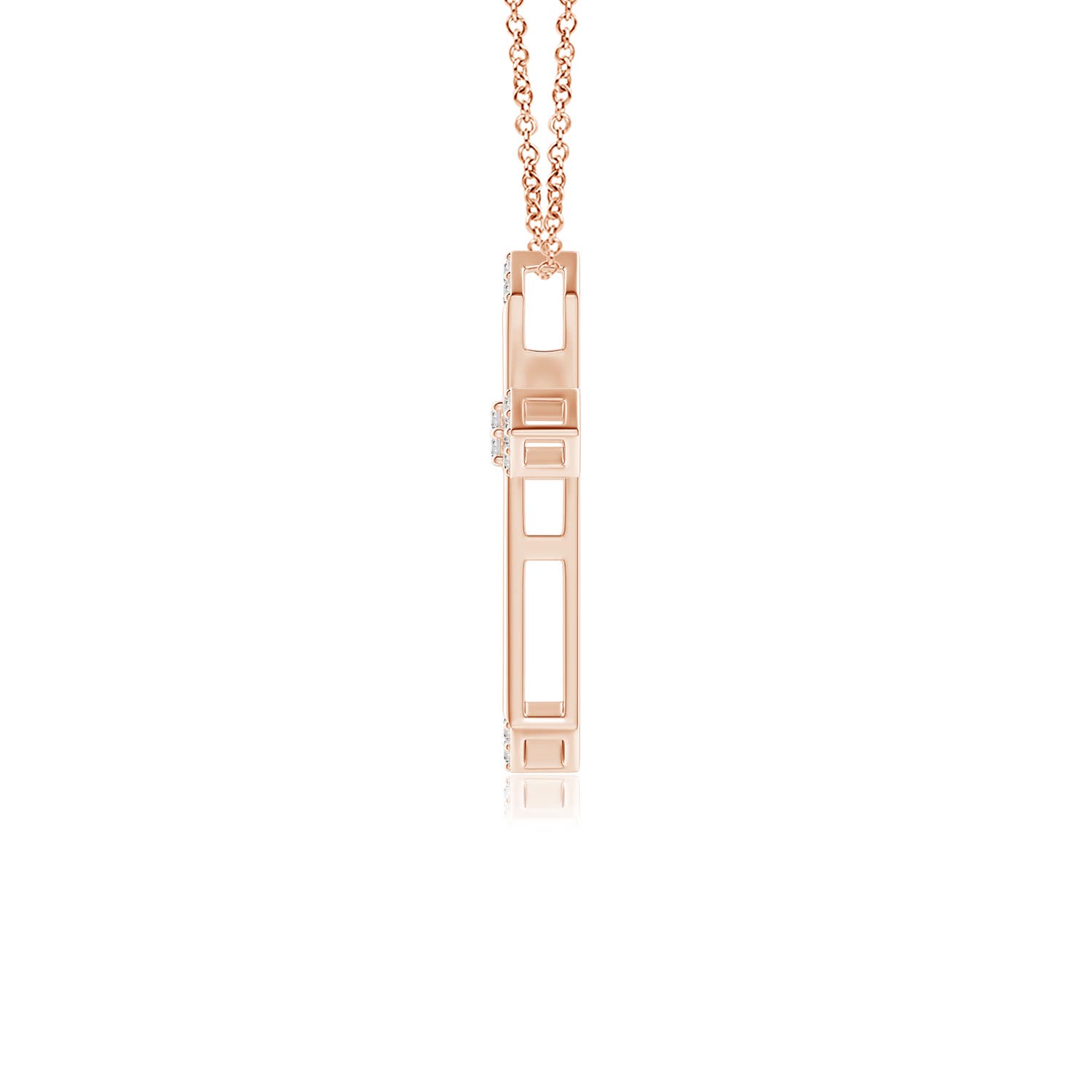 I-J, I1-I2 / 0.08 CT / 14 KT Rose Gold