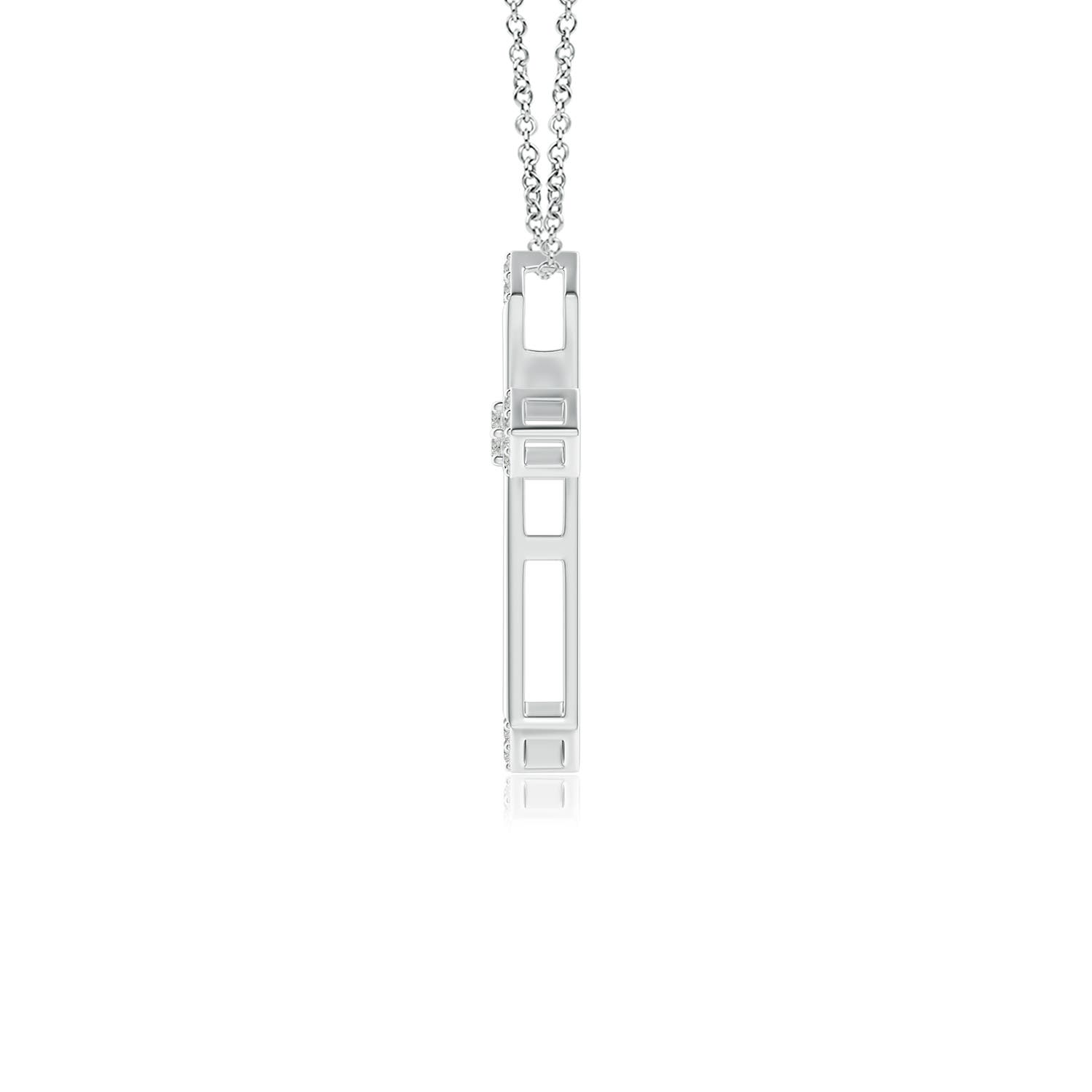 K, I3 / 0.08 CT / 14 KT White Gold