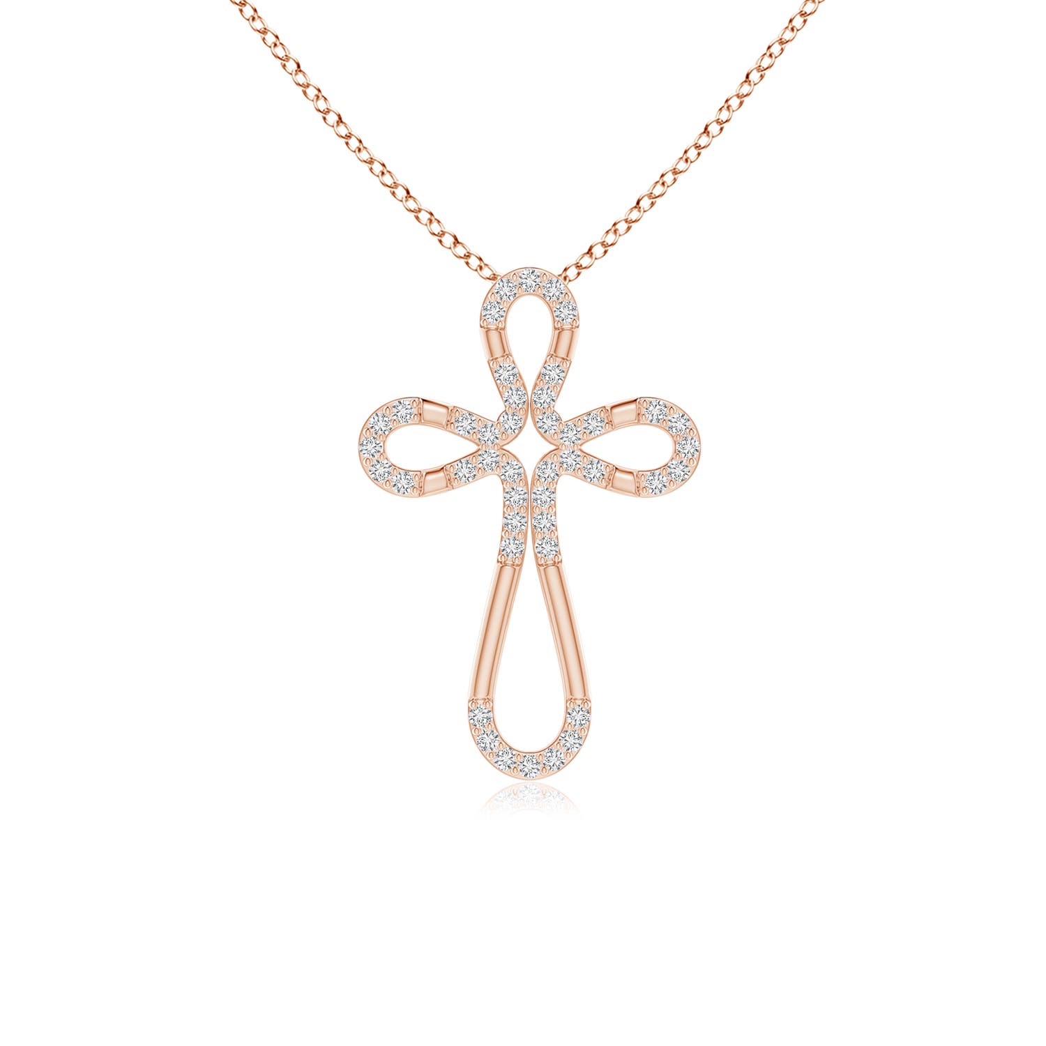 H, SI2 / 0.26 CT / 14 KT Rose Gold