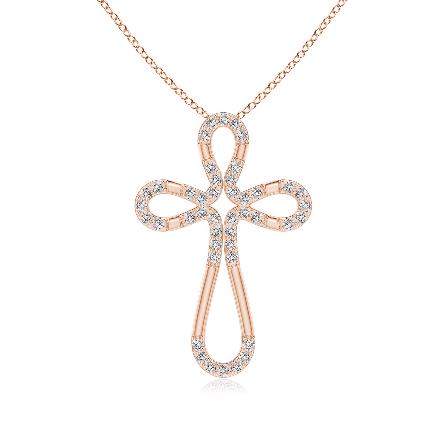 I-J, I1-I2 / 0.48 CT / 14 KT Rose Gold