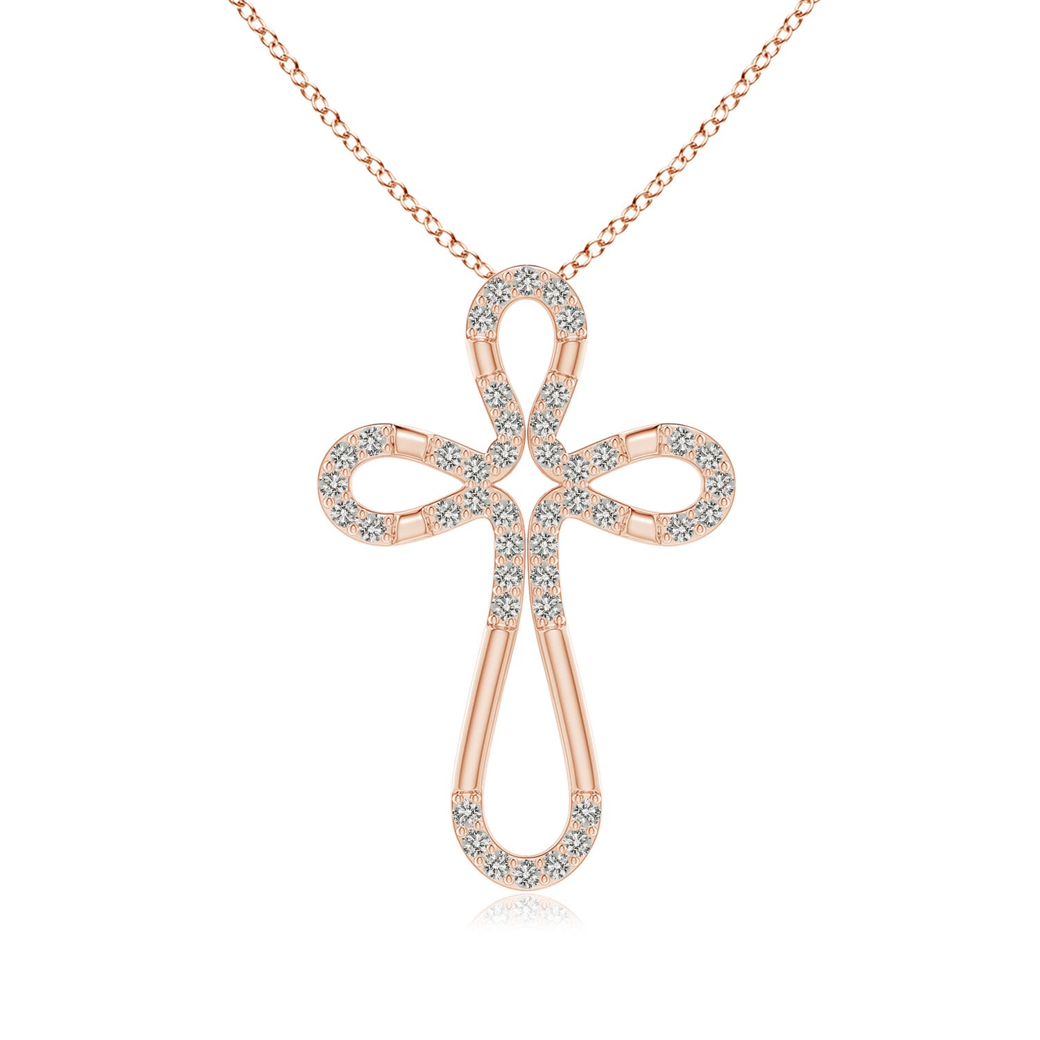 K, I3 / 0.48 CT / 14 KT Rose Gold