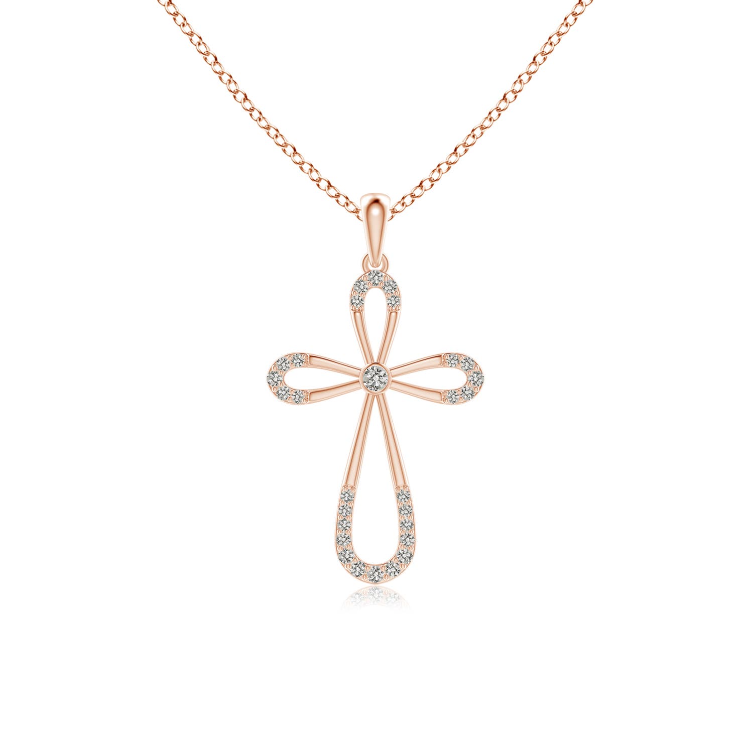 K, I3 / 0.17 CT / 14 KT Rose Gold