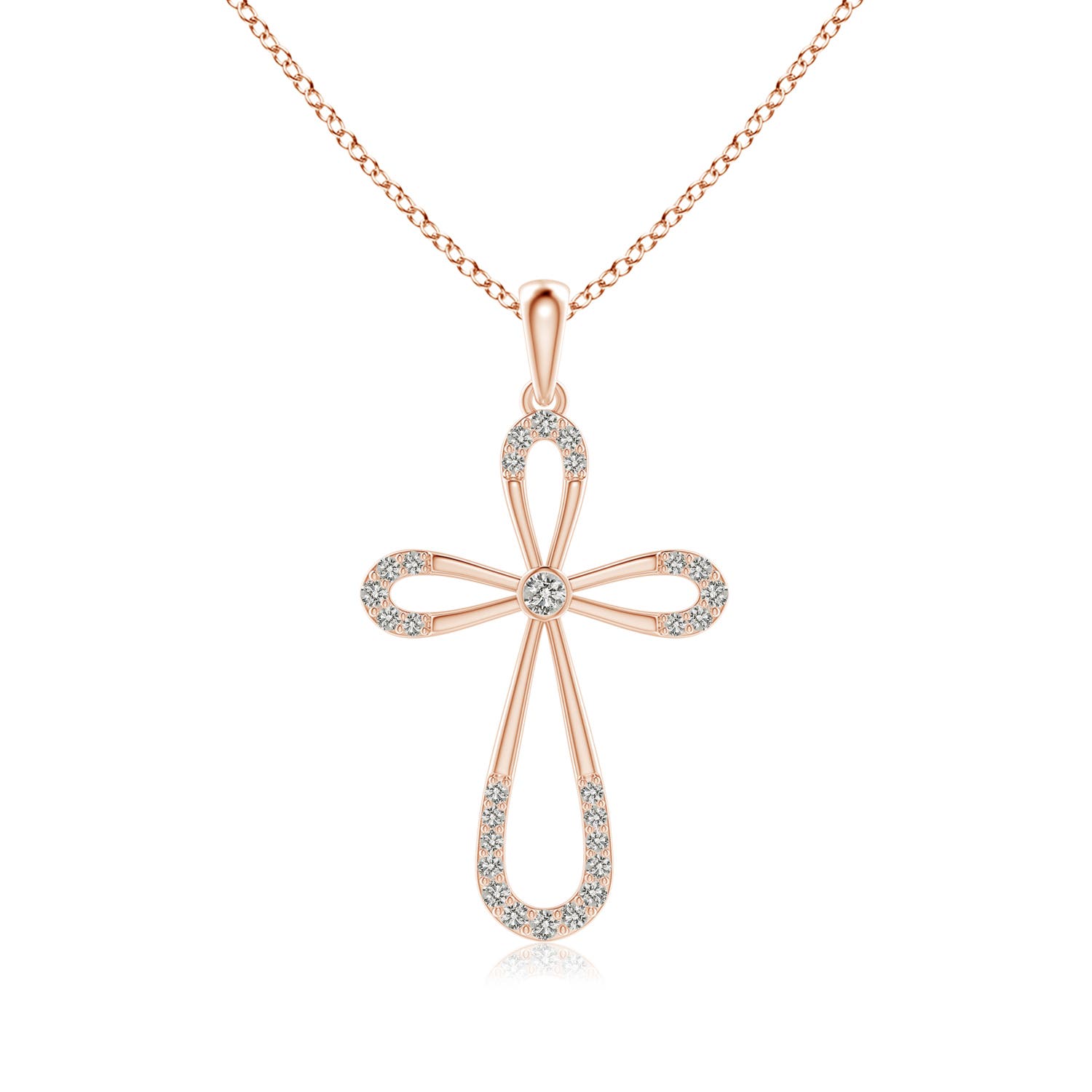 K, I3 / 0.26 CT / 14 KT Rose Gold