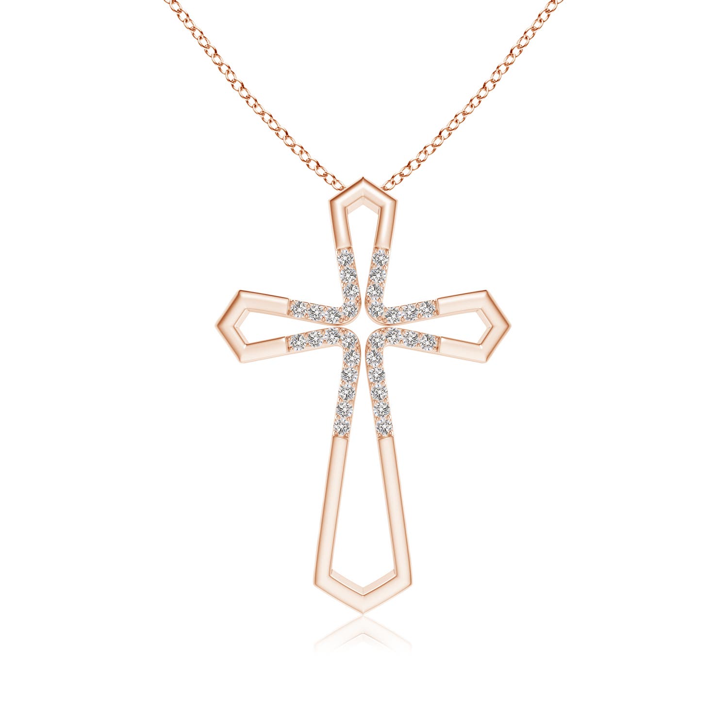 I-J, I1-I2 / 0.19 CT / 14 KT Rose Gold