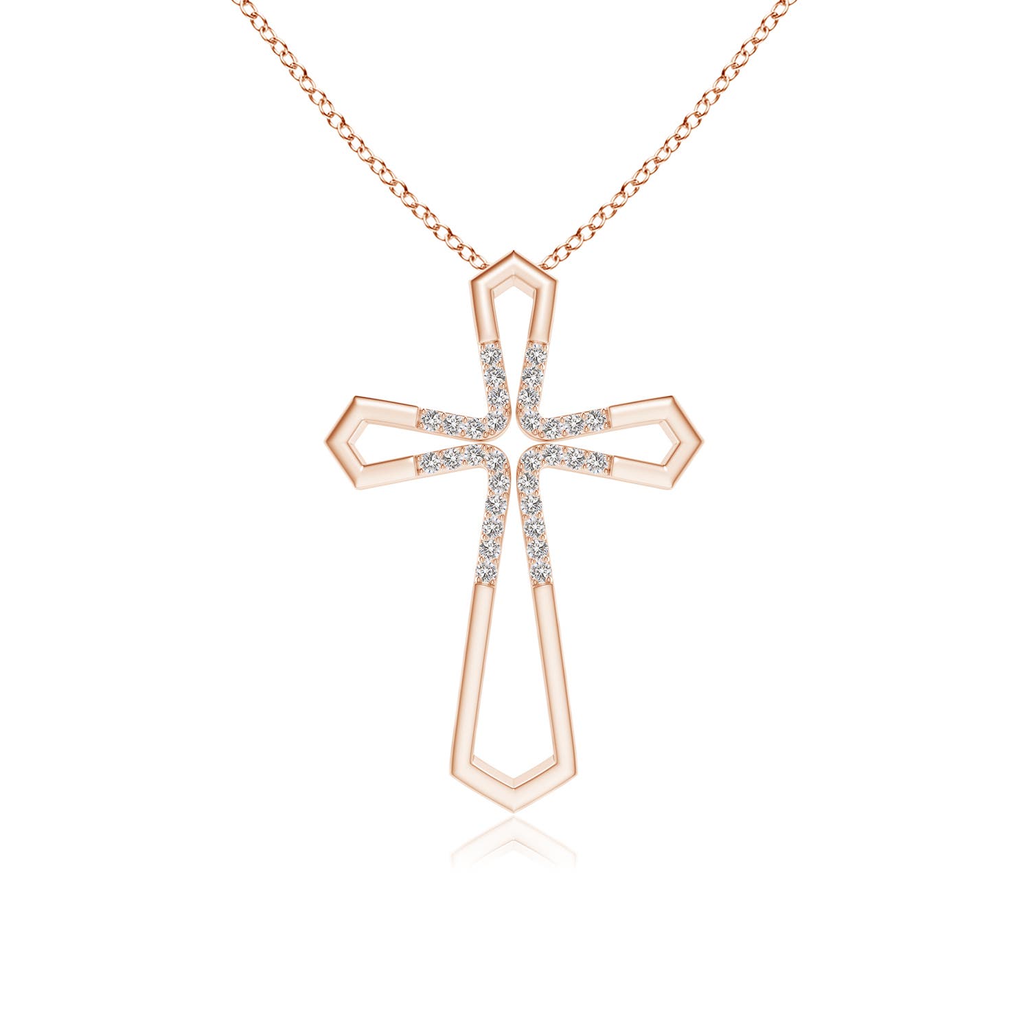 I-J, I1-I2 / 0.16 CT / 14 KT Rose Gold