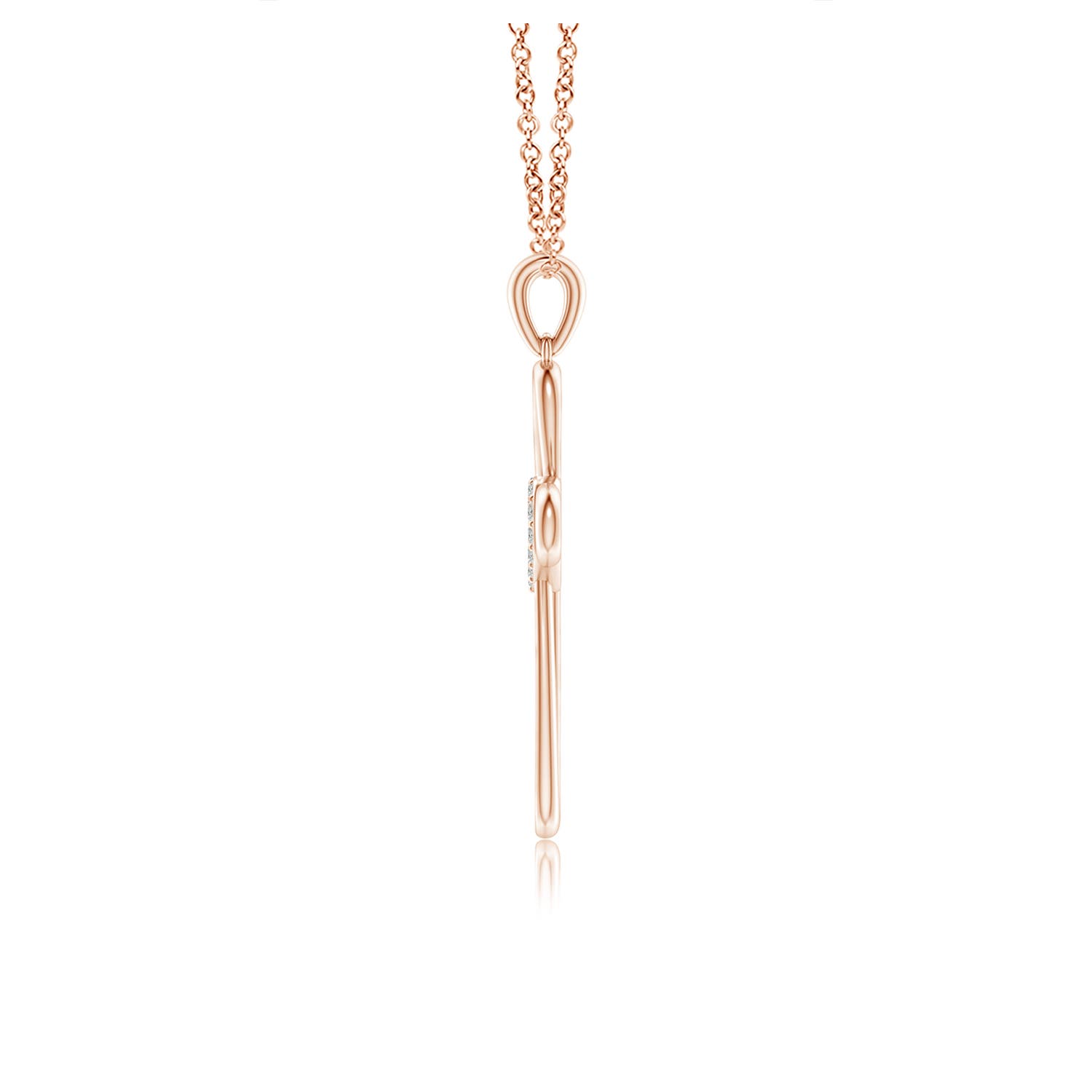 K, I3 / 0.08 CT / 14 KT Rose Gold