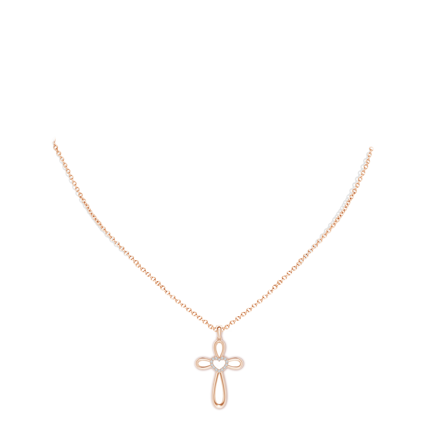 H, SI2 / 0.13 CT / 14 KT Rose Gold