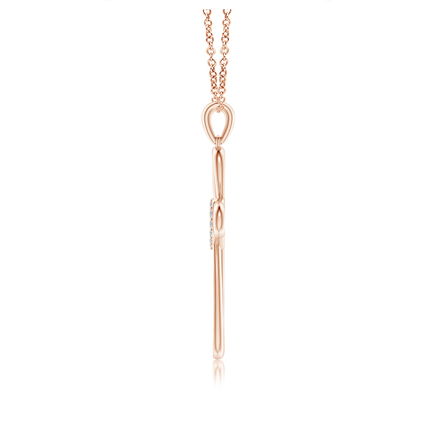 K, I3 / 0.13 CT / 14 KT Rose Gold