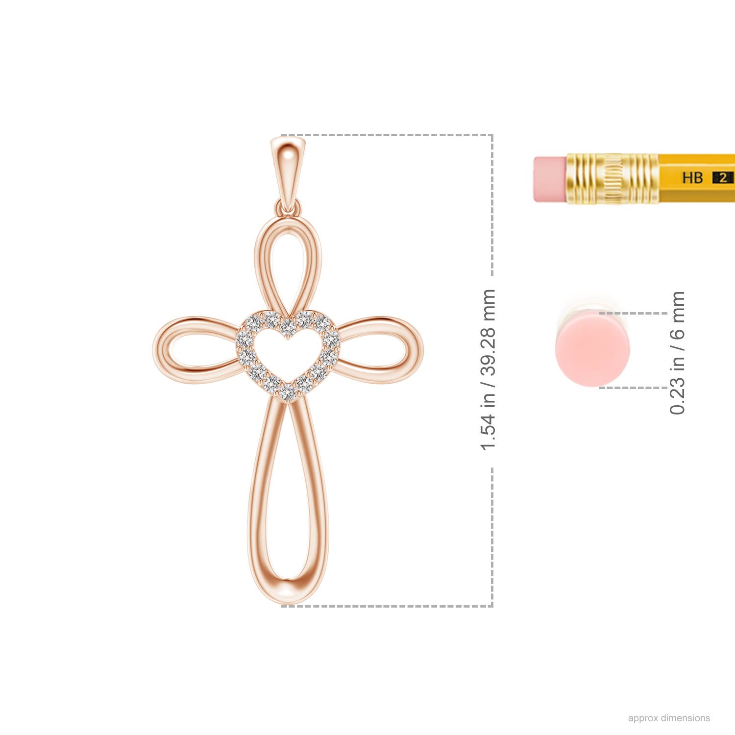 I-J, I1-I2 / 0.17 CT / 14 KT Rose Gold