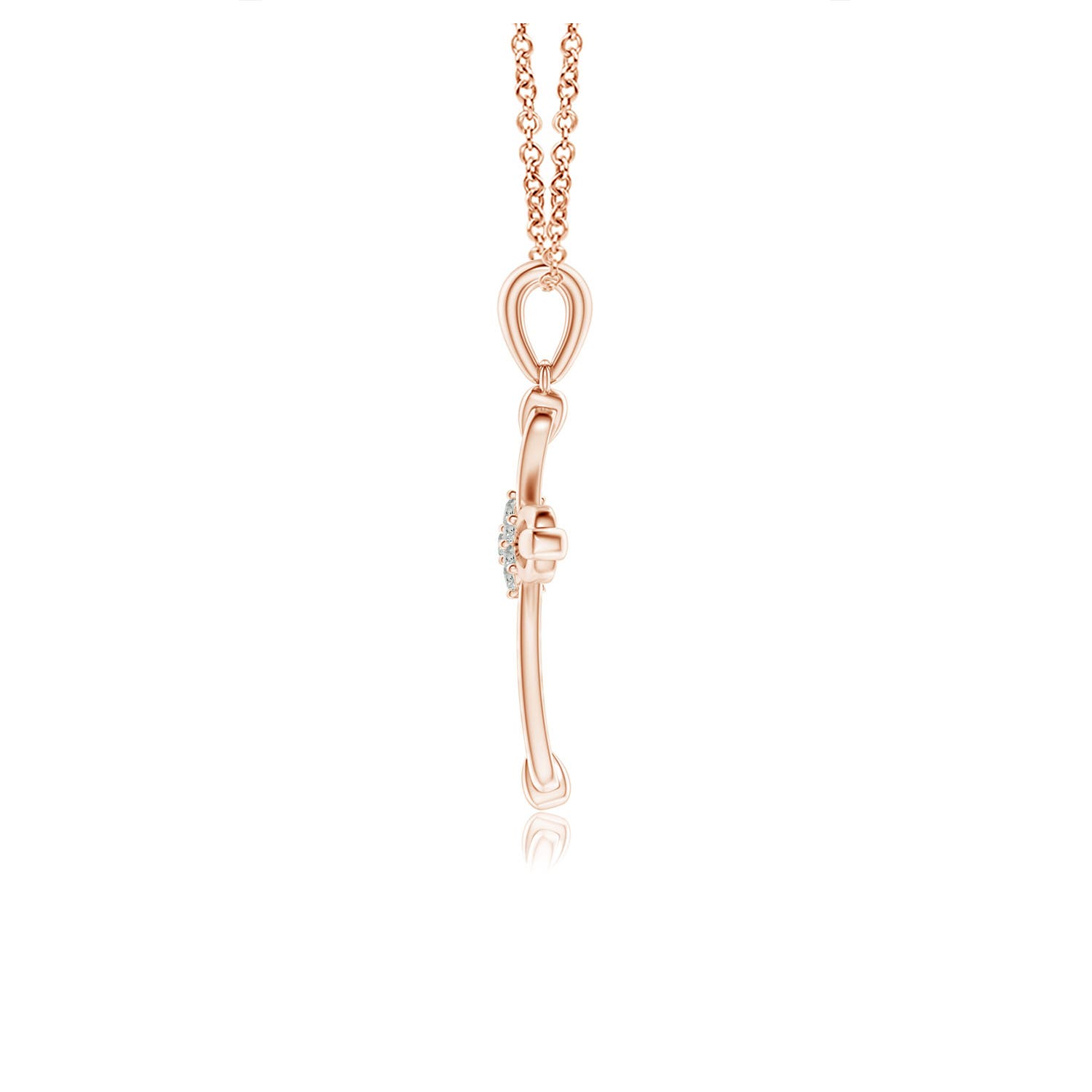 K, I3 / 0.06 CT / 14 KT Rose Gold