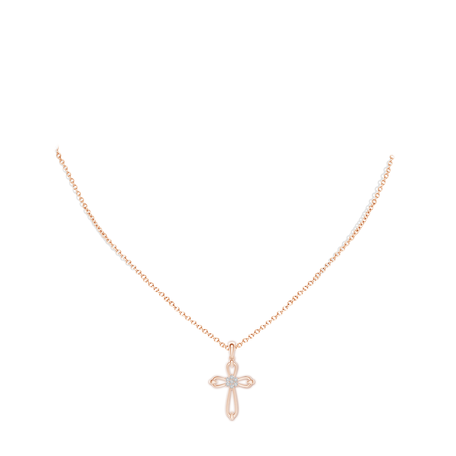 H, SI2 / 0.09 CT / 14 KT Rose Gold