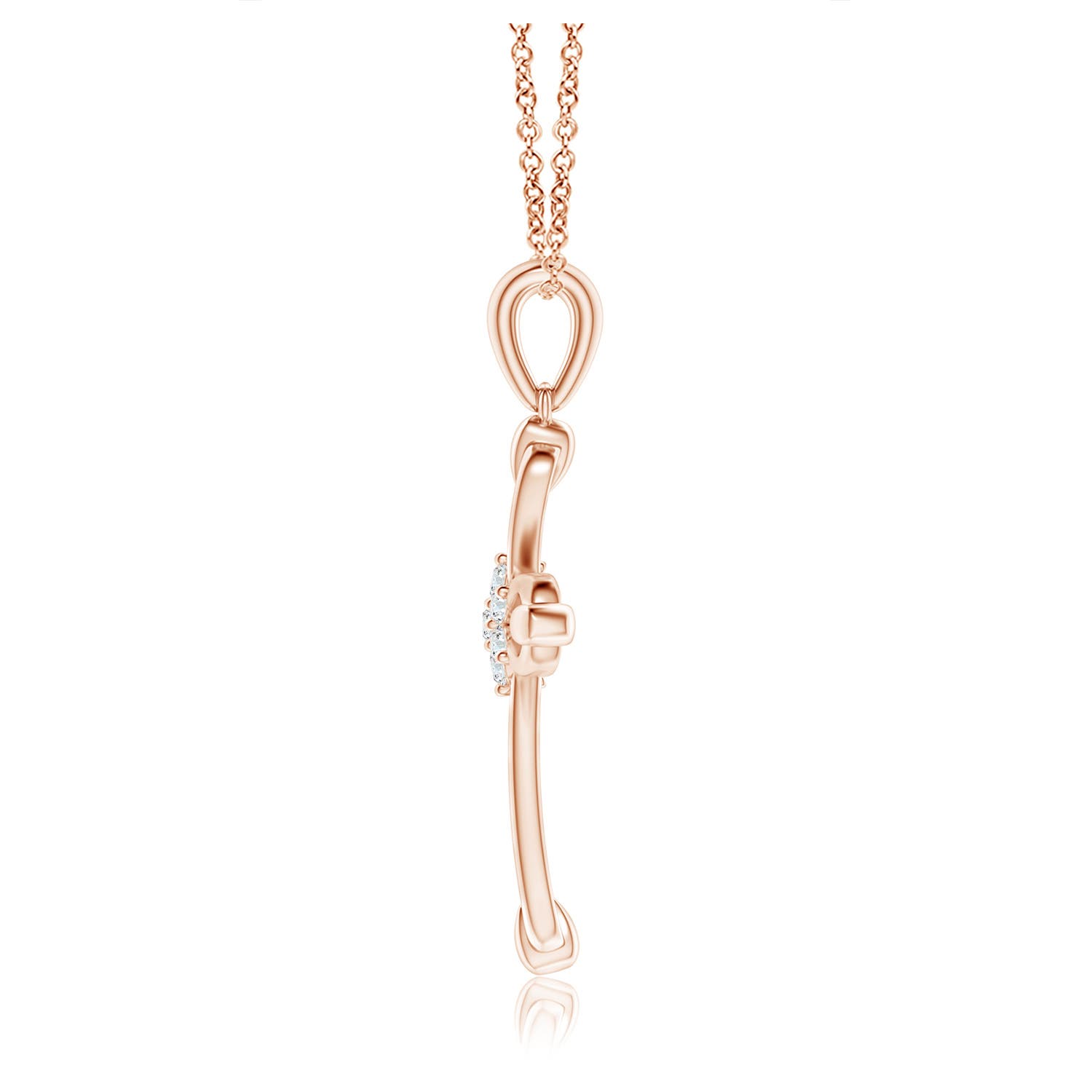 G, VS2 / 0.13 CT / 14 KT Rose Gold