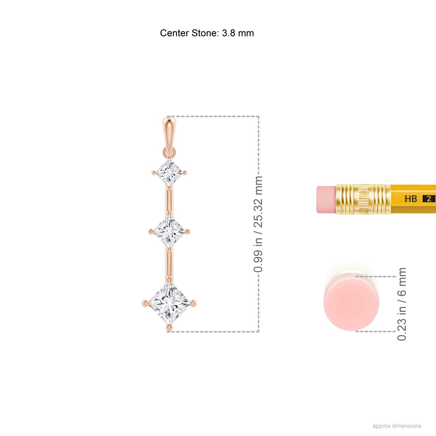 G, VS2 / 0.5 CT / 14 KT Rose Gold