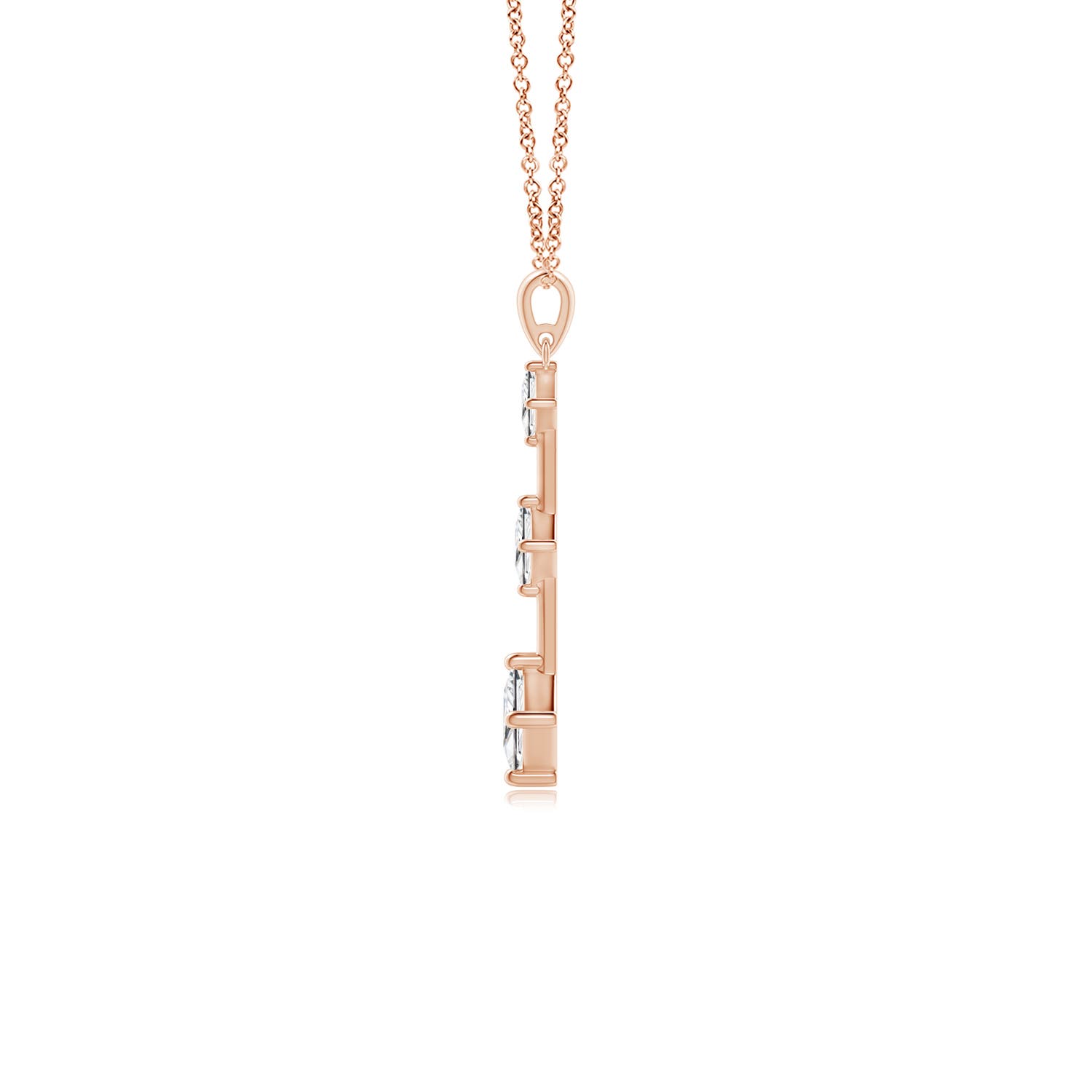 H, SI2 / 0.5 CT / 14 KT Rose Gold