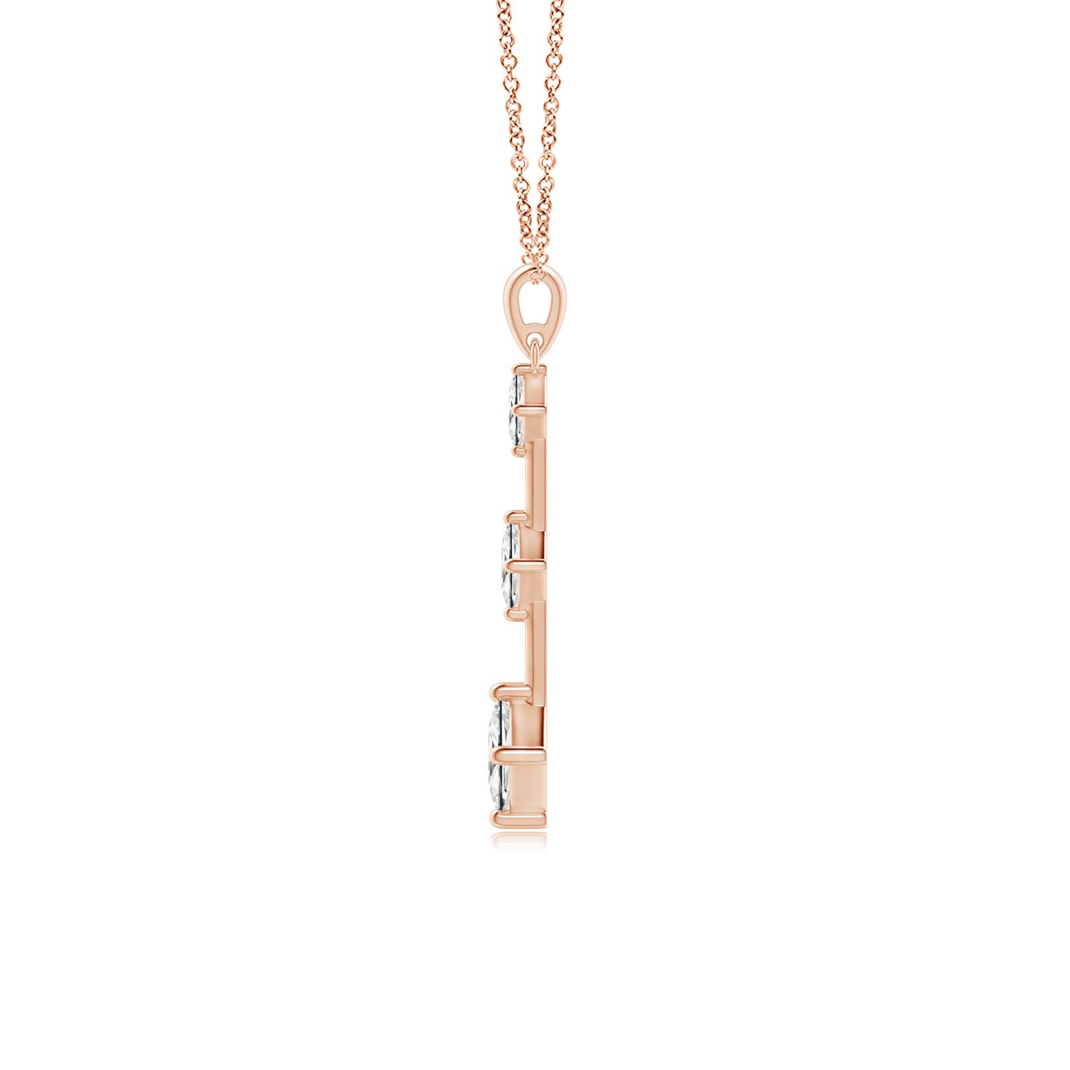 I-J, I1-I2 / 0.75 CT / 14 KT Rose Gold