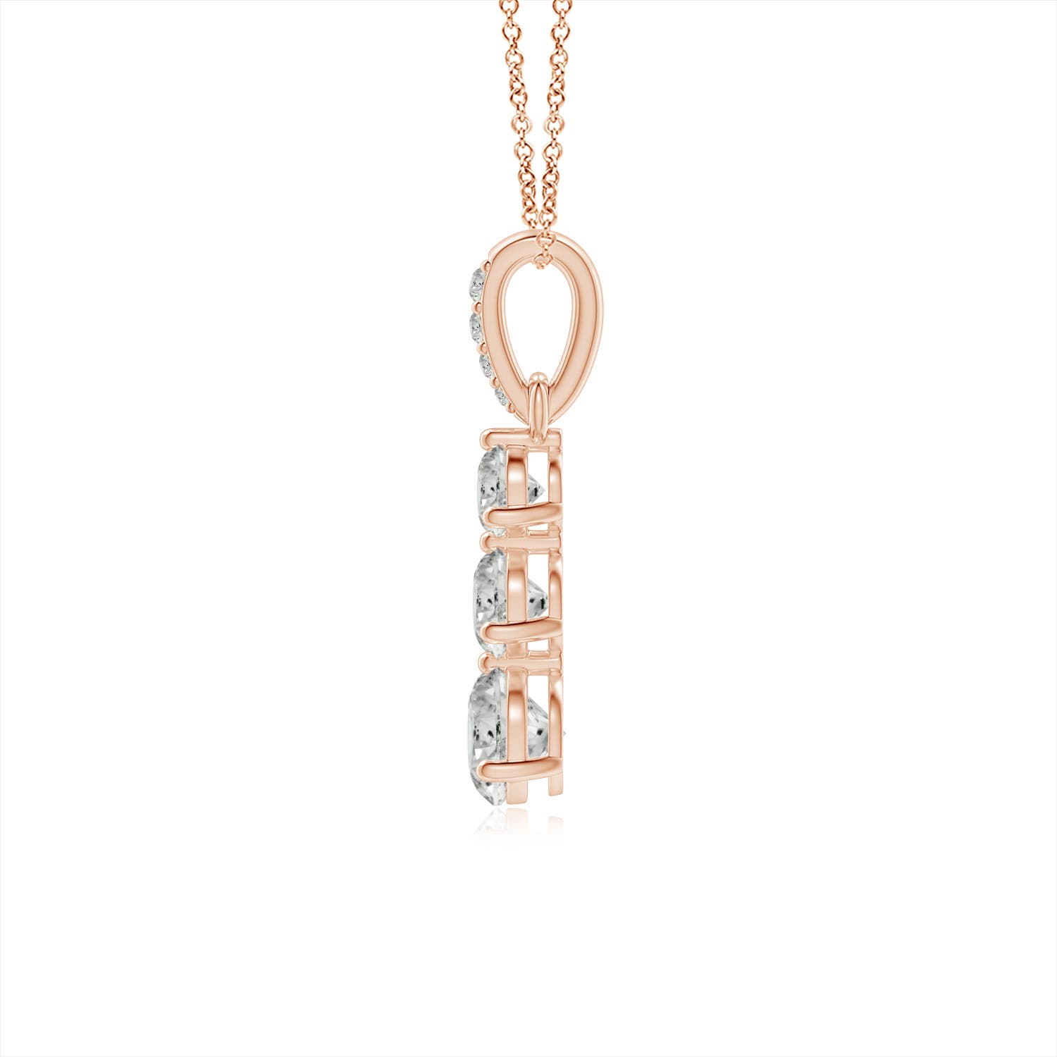 K, I3 / 0.5 CT / 14 KT Rose Gold