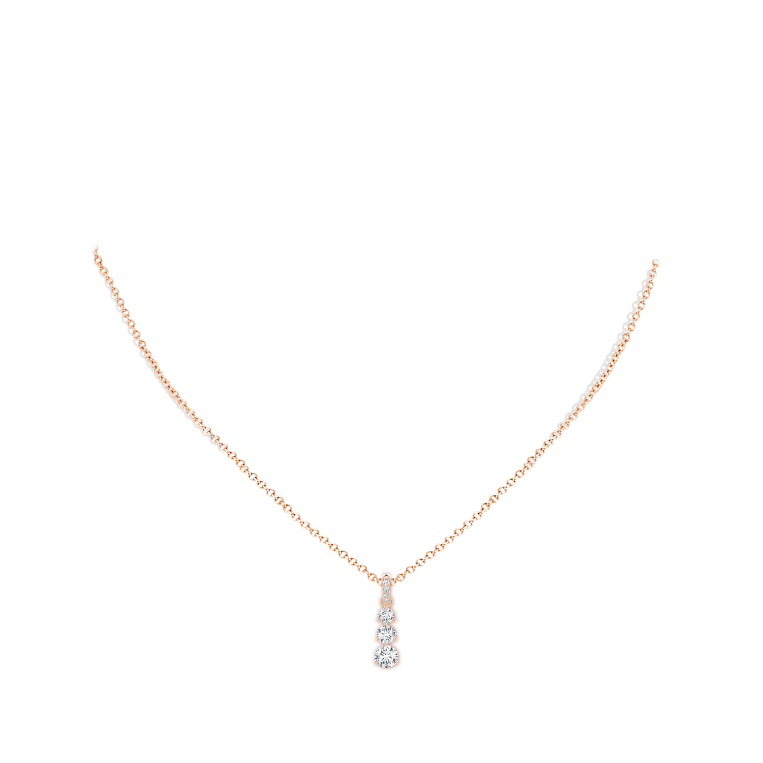 G, VS2 / 0.76 CT / 14 KT Rose Gold