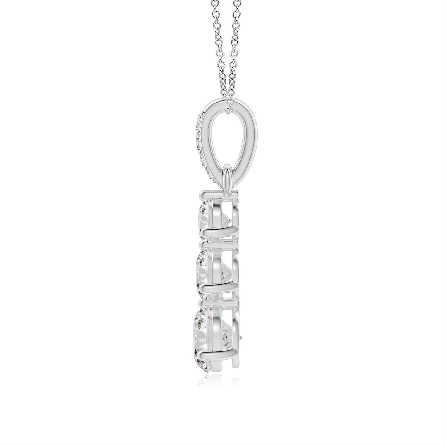 I-J, I1-I2 / 0.76 CT / 14 KT White Gold