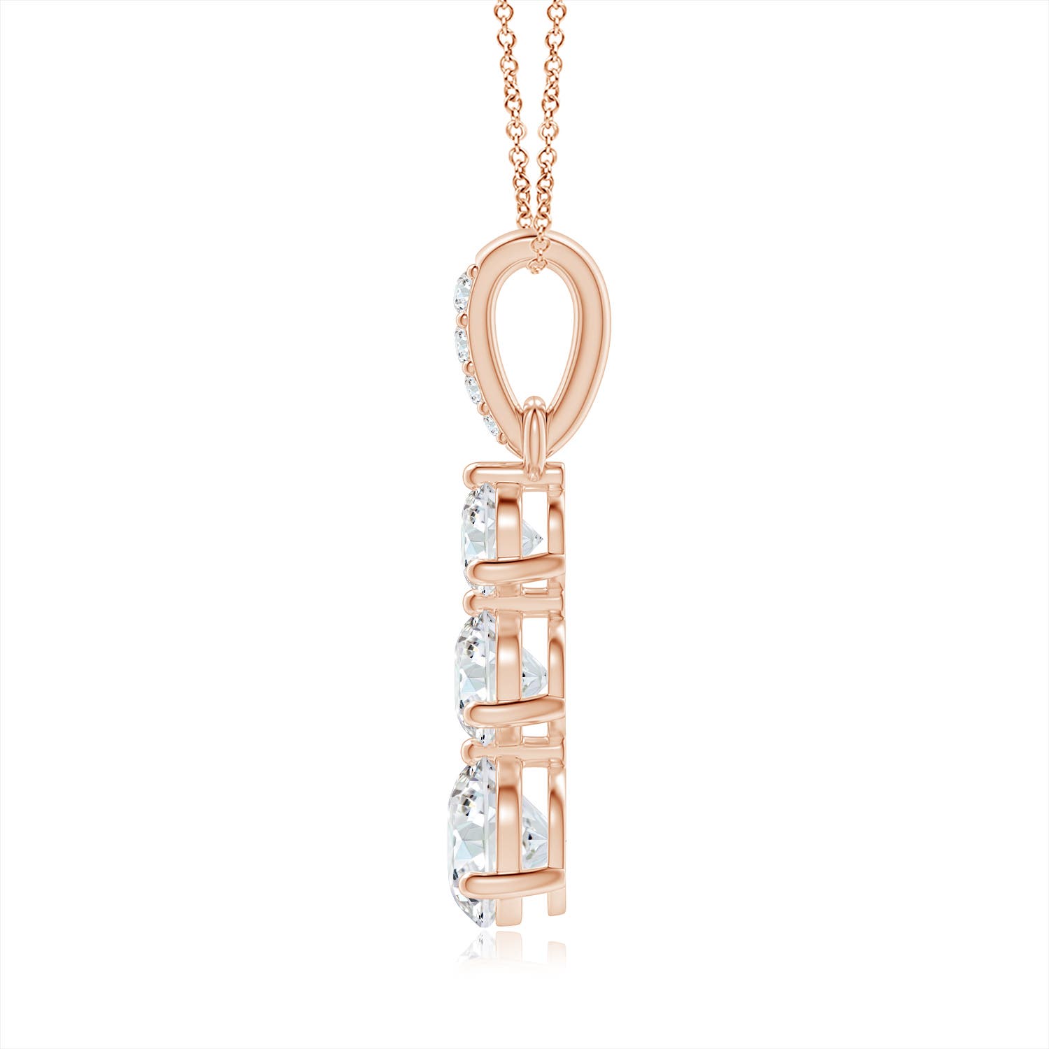 F-G, VS / 1 CT / 14 KT Rose Gold