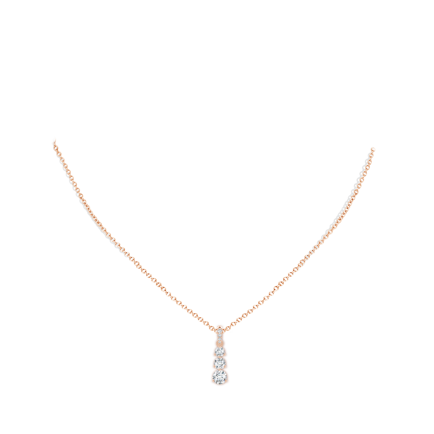 G, VS2 / 1 CT / 14 KT Rose Gold