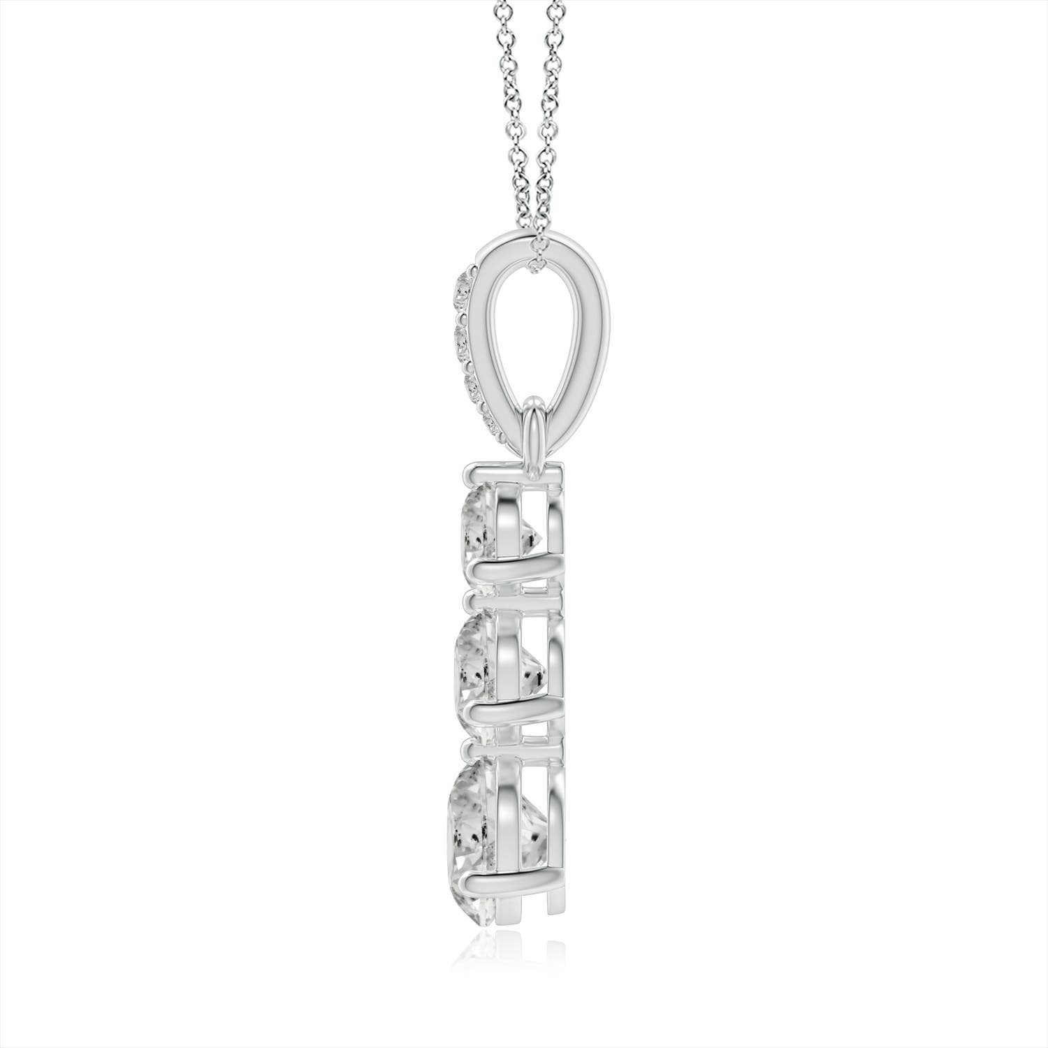 K, I3 / 1 CT / 14 KT White Gold