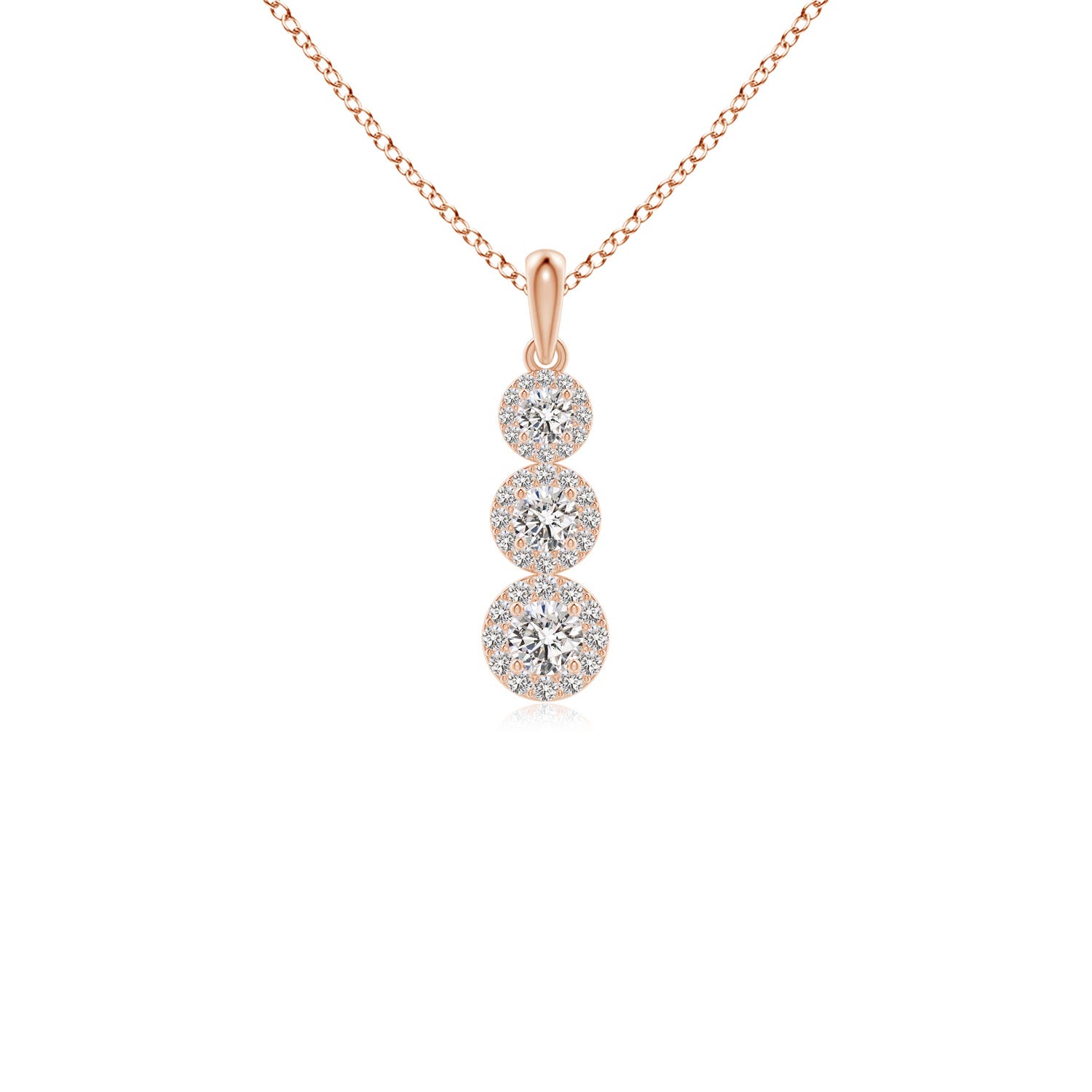 I-J, I1-I2 / 0.52 CT / 14 KT Rose Gold